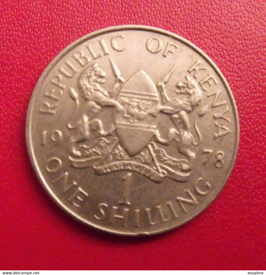 Kenya. 1 One Shilling. 1978. Kenyatta - Kenya