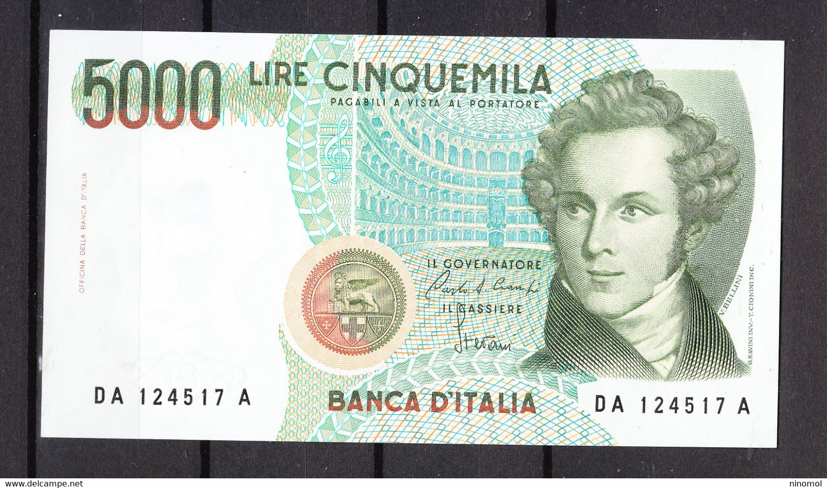 ITALIA  - 5000  LIRE  BELLINI  31/01/1985  SERIE DA °°° - 5000 Lire