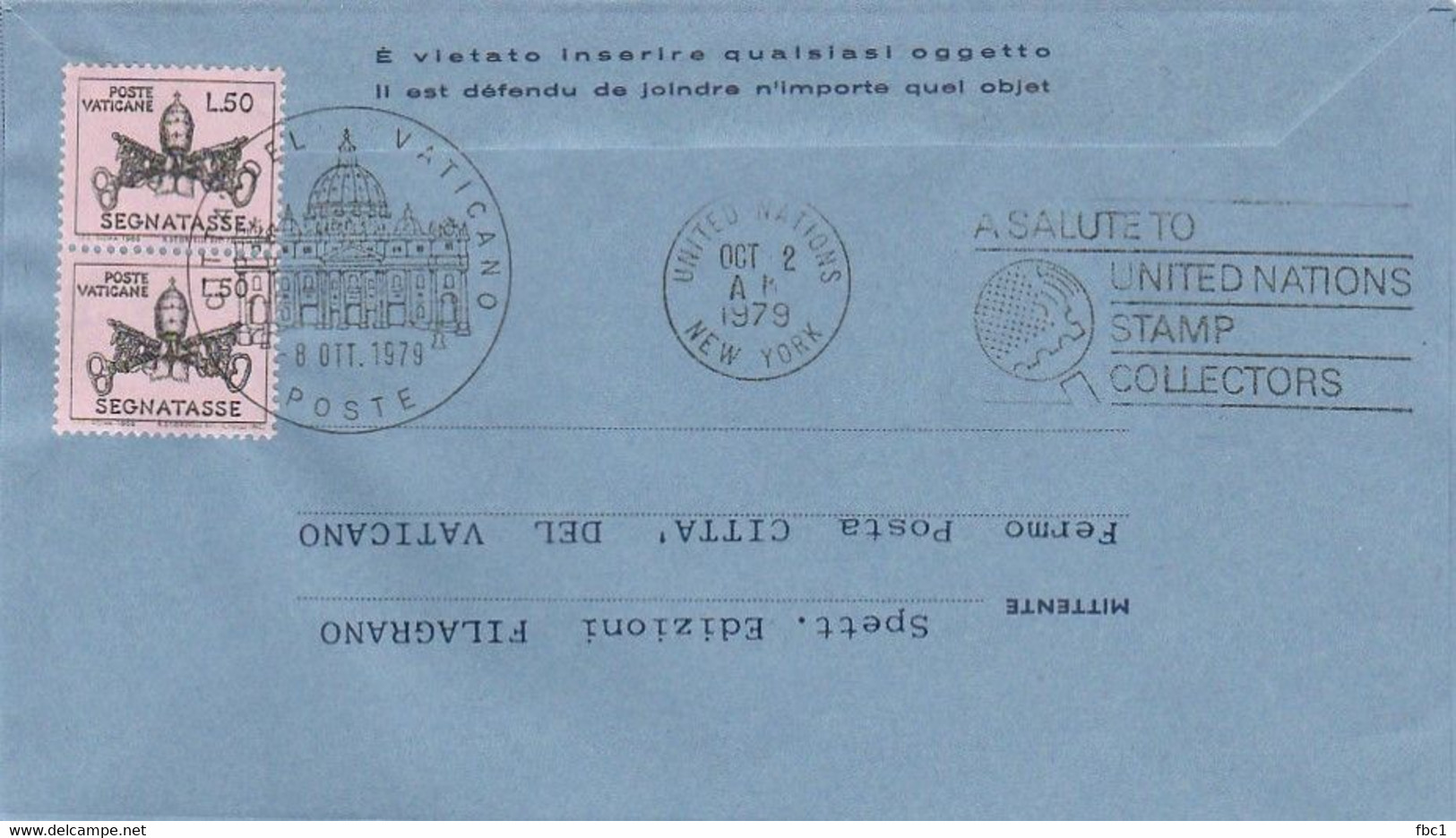Vatican - Aérogramme 1979 - Voyage Du Pâpe Jean-Paul II En Irlande - USA Et ONU - Machines à Affranchir (EMA)