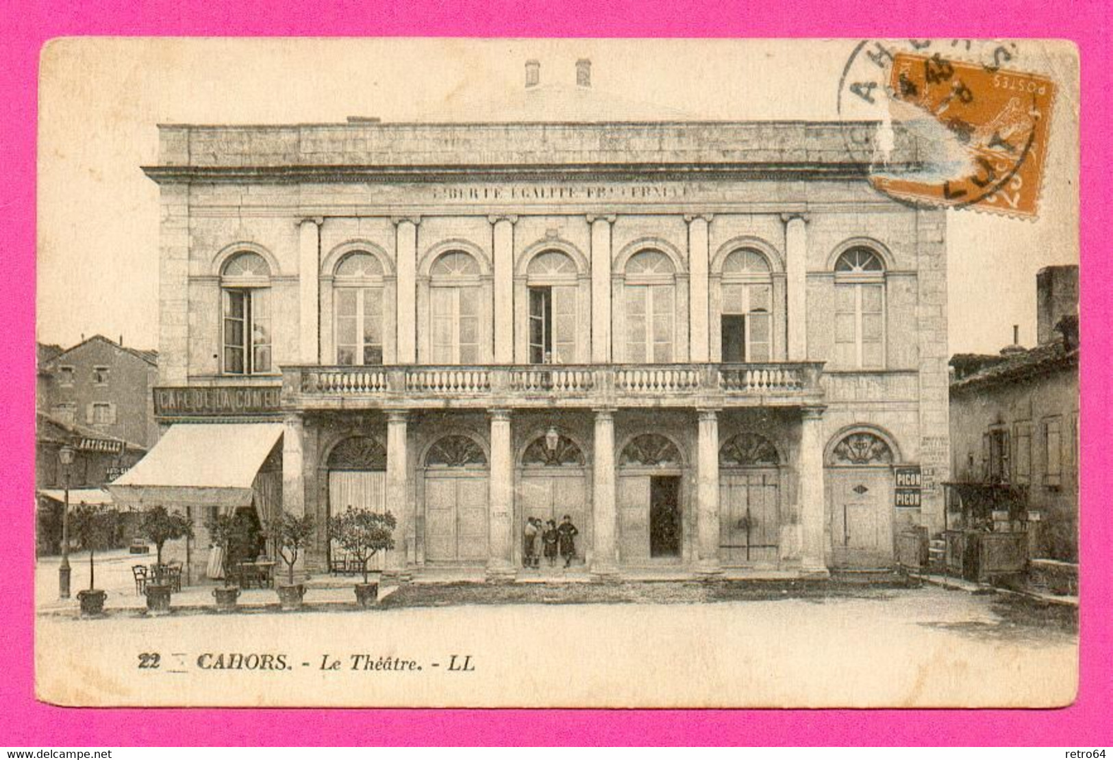 CPA FRANCE 46  ~  CAHORS ~  22  Le Théâtre  ( LL ) - Cahors