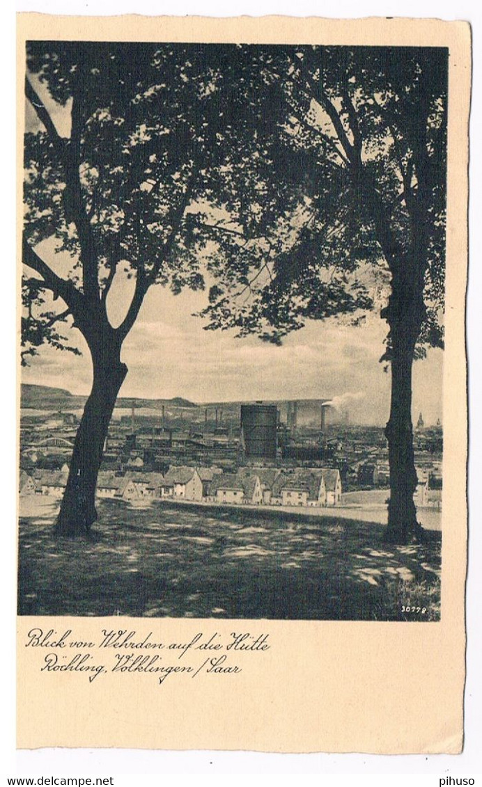 D-12088   WEHRDEN : Blick Von Wehreden Audf Die Hütte Rochling, Volklingen - Höxter