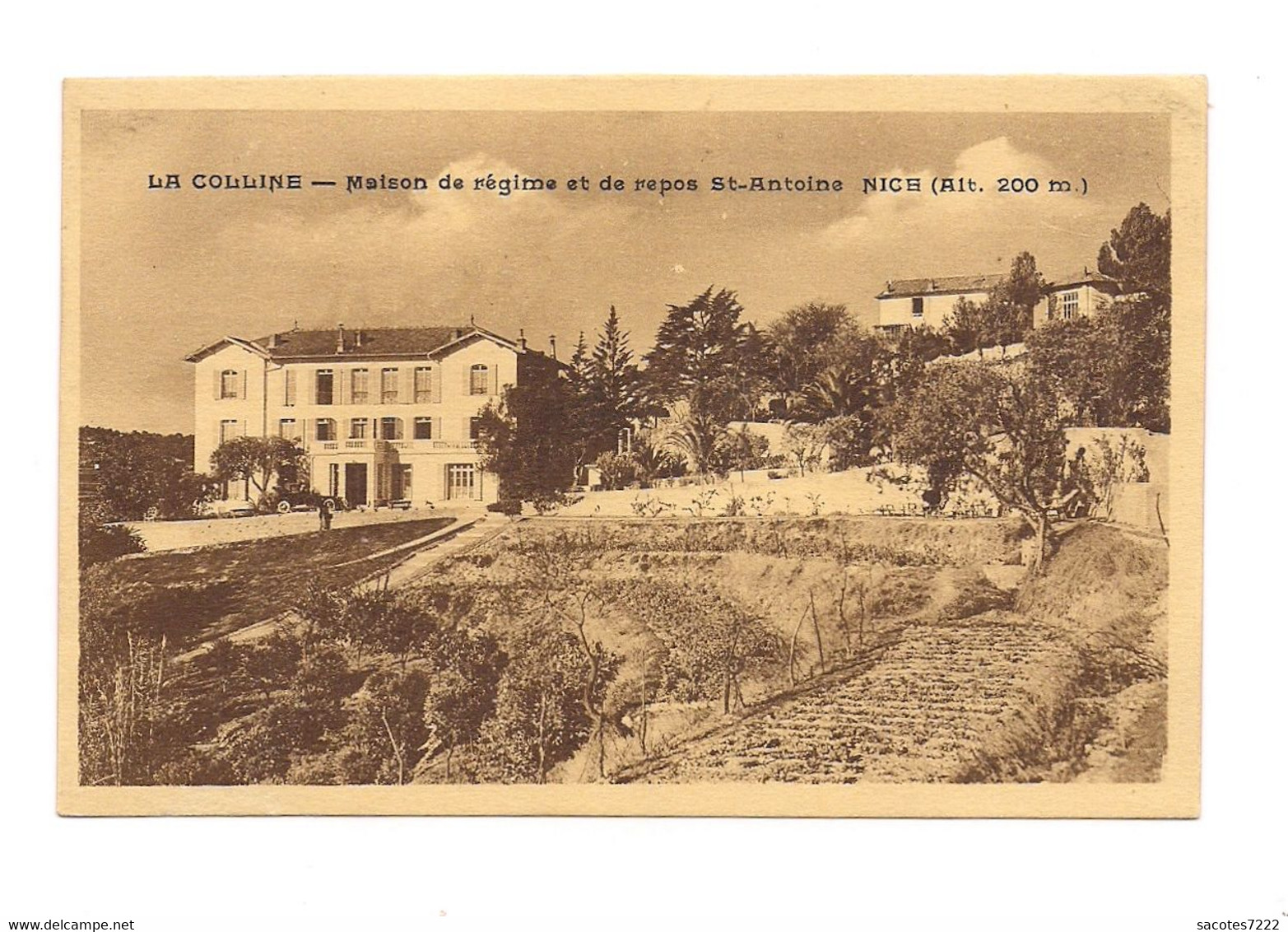 NICE - LA COLLINE - Maison De Régime Et De Repos St Antoine - - Santé, Hôpitaux