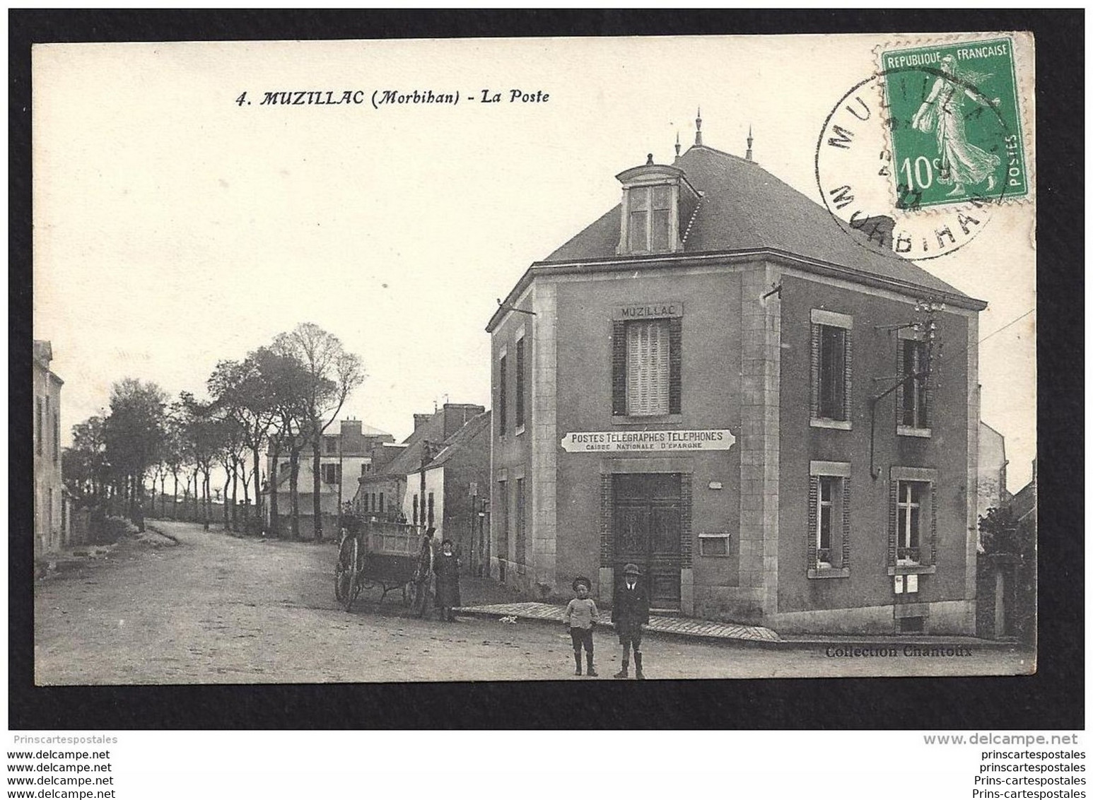 CPA 56 Muzillac La Poste - Muzillac