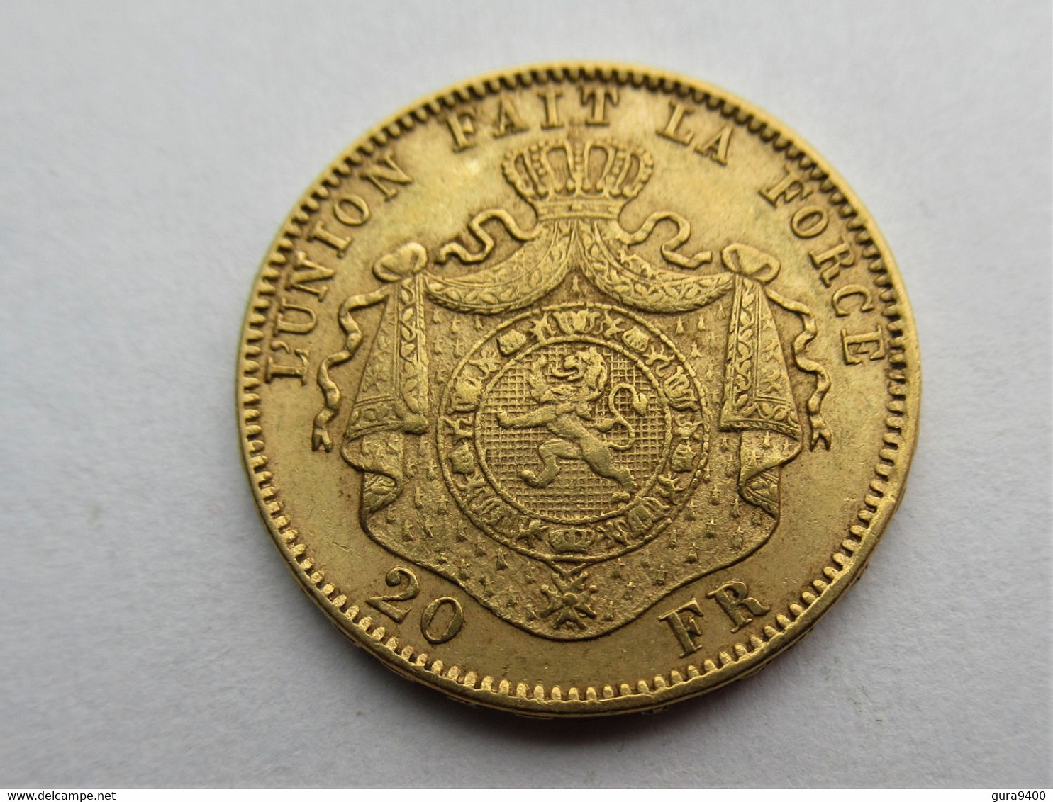 Belgie 20 Francs 1878 - 20 Francs (oro)