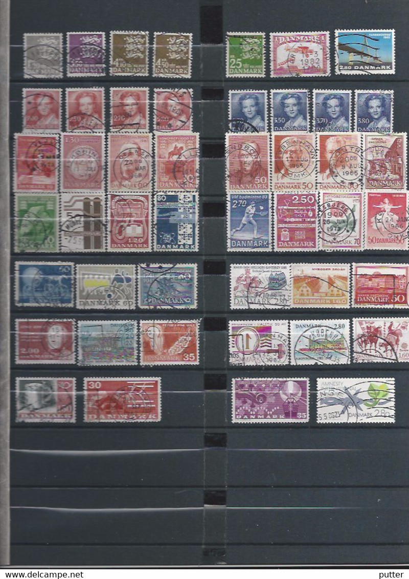 Denmark Small Collection Used - Verzamelingen