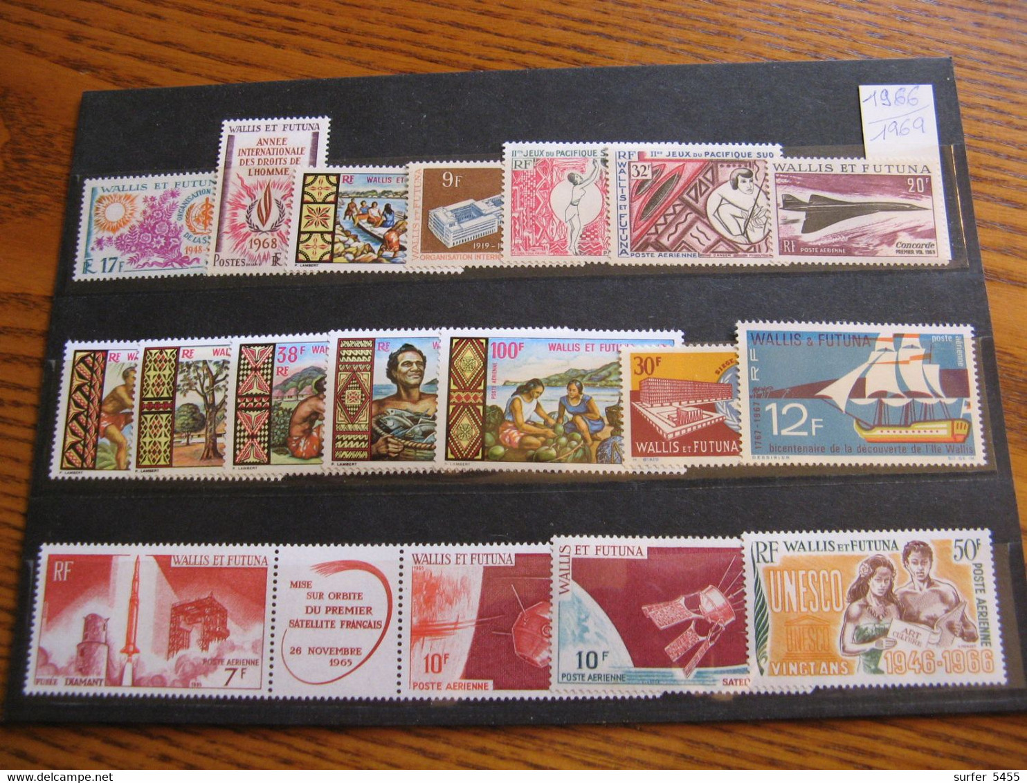 WALLIS ANNEES COMPLETES 1966/1969 NEUVES ** LUXE COTE YVERT 129,45 EUROS - Unused Stamps