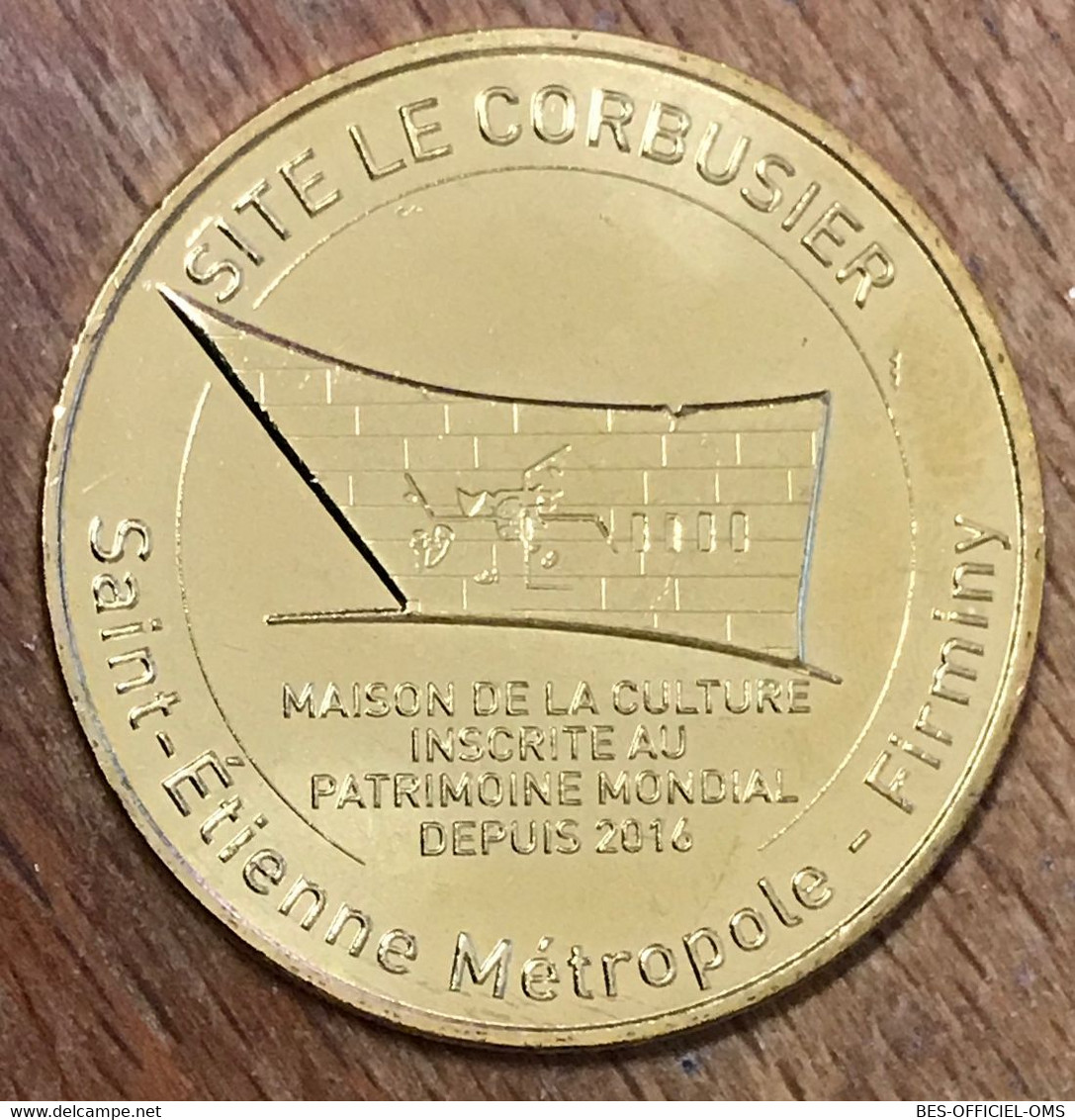 42 FIRMINY SAINT-ÉTIENNE CORBUSIER MDP 2017 MÉDAILLE SOUVENIR MONNAIE DE PARIS JETON TOURISTIQUE MEDALS COINS TOKENS - 2017