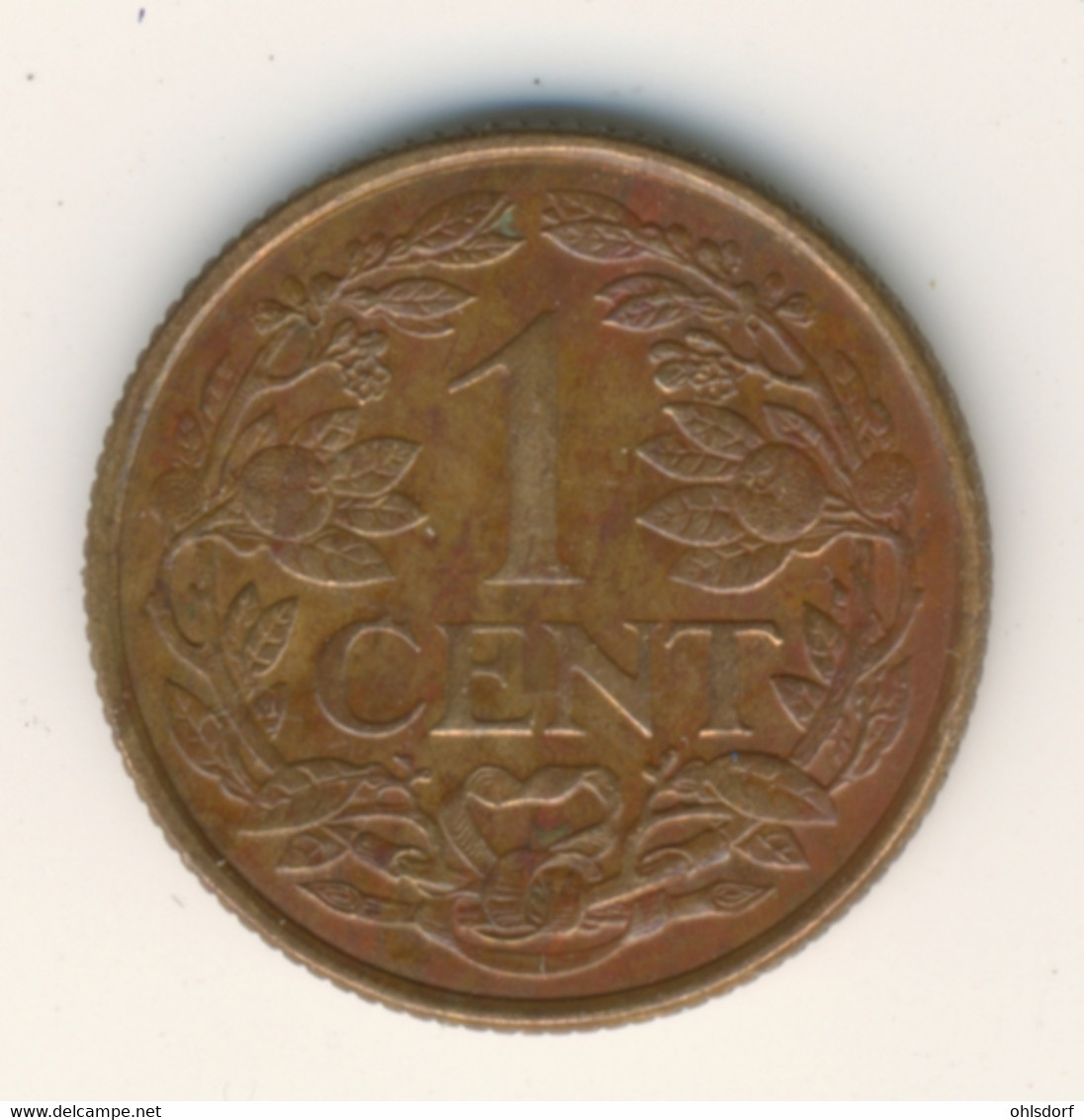 NETHERLAND ANTILLAS 1965: 1 Cent, KM 1 - Antilles Néerlandaises