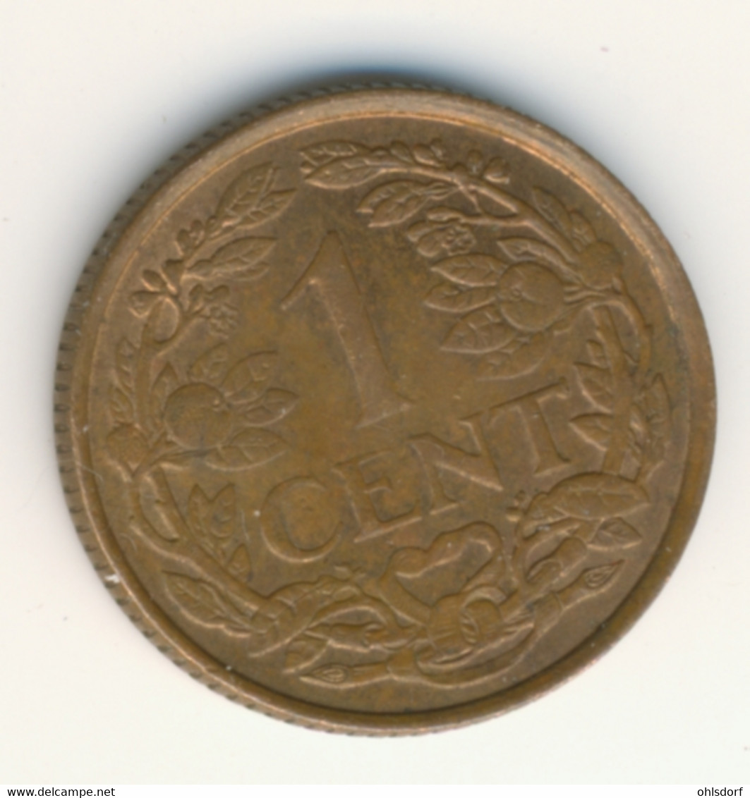 NETHERLAND ANTILLAS 1963: 1 Cent, KM 1 - Niederländische Antillen