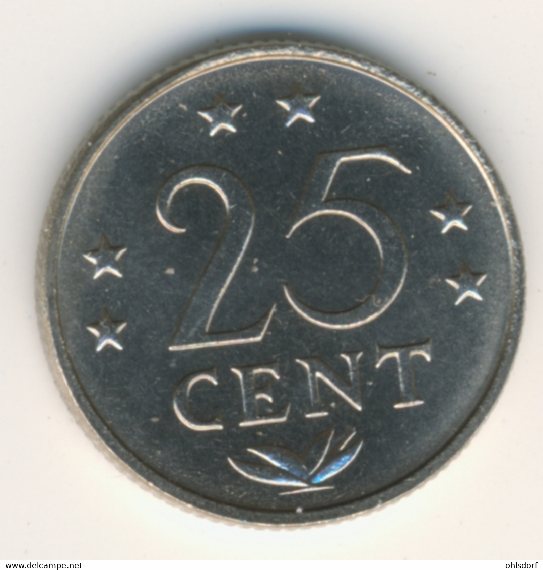 NETHERLAND ANTILLAS 1979: 25 Cents, KM 11 - Niederländische Antillen