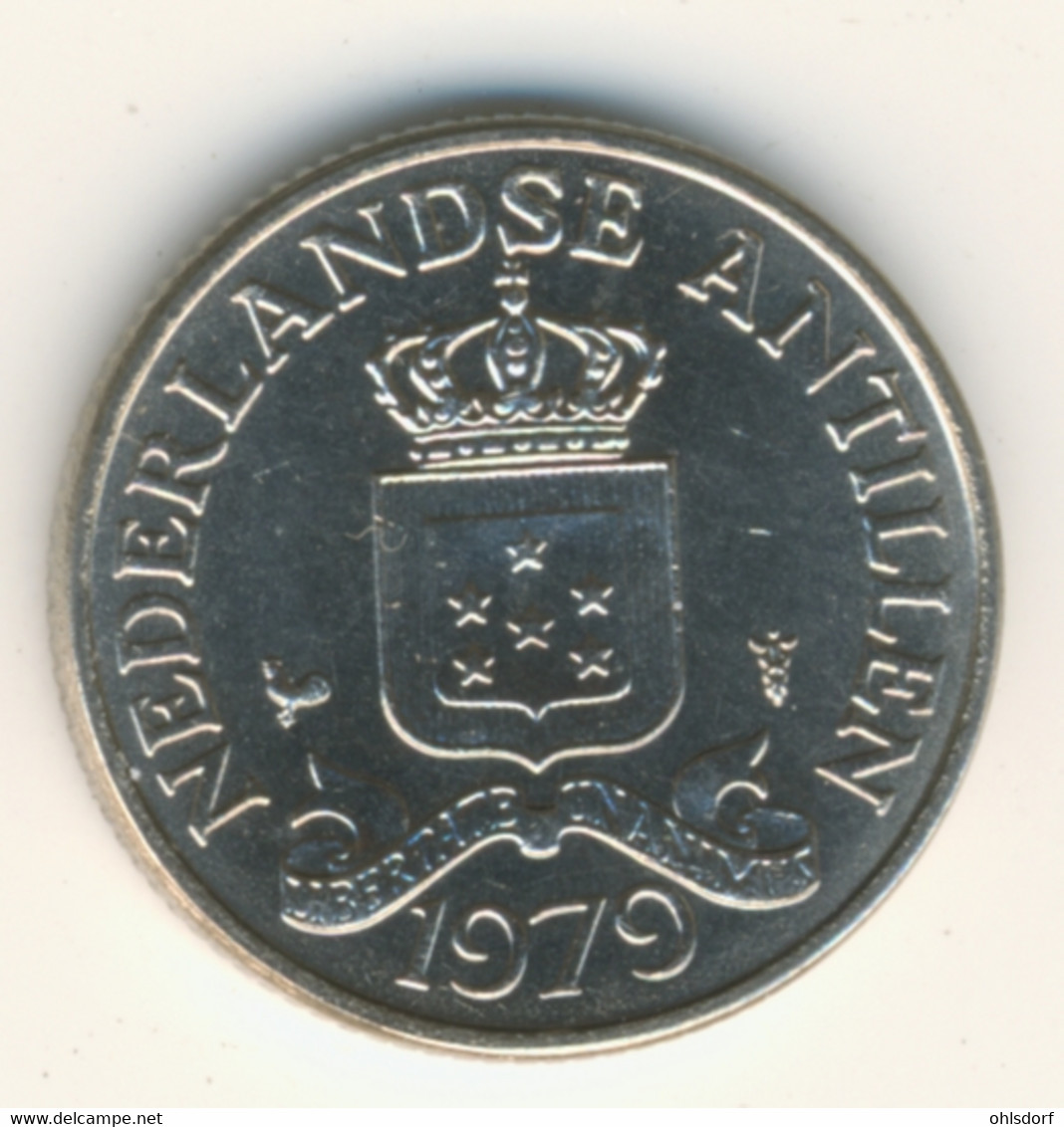 NETHERLAND ANTILLAS 1979: 25 Cents, KM 11 - Niederländische Antillen