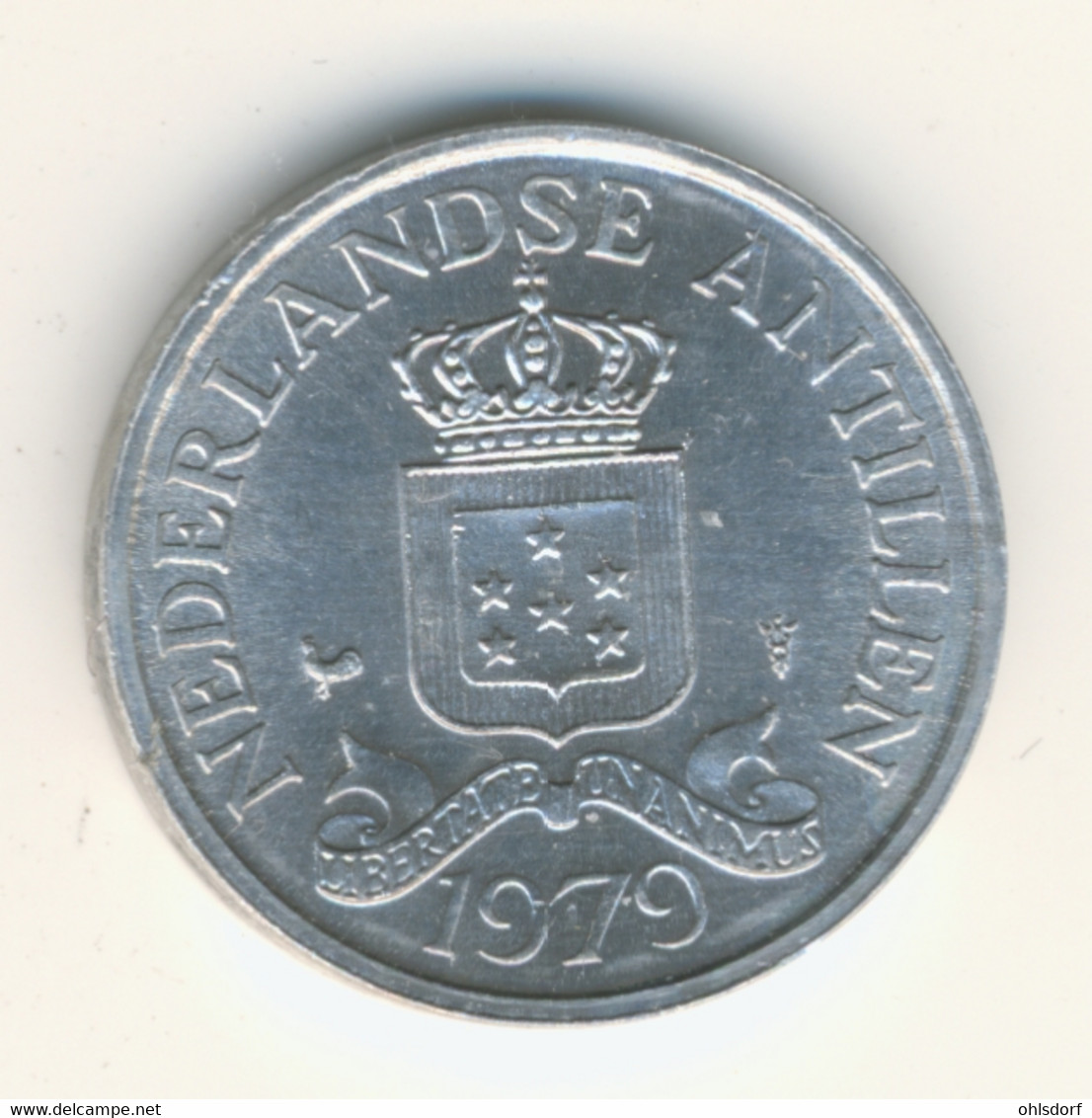 NETHERLAND ANTILLAS 1979: 2 1/2 Cent, KM 9a - Antilles Néerlandaises
