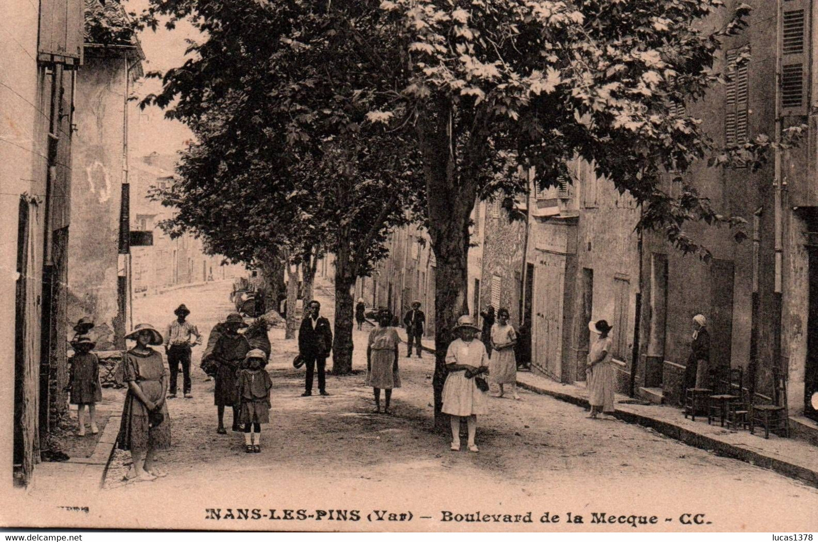 83 / NANS LES PINS / BOULEVARD DE LA MECQUE / TRES JOLIE CARTE - Nans-les-Pins