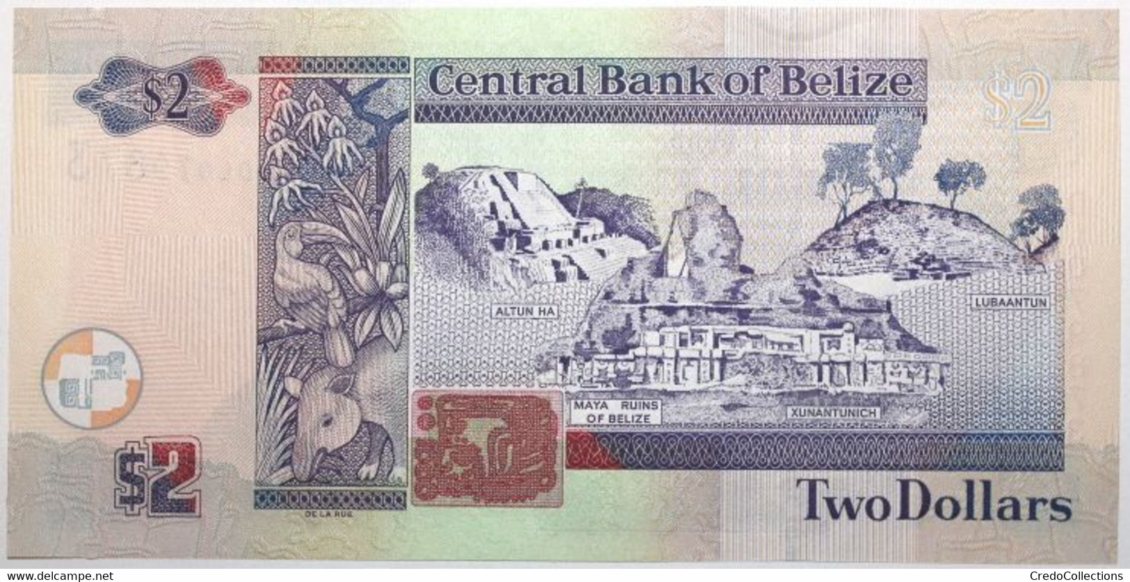Belize - 2 Dollars - 2011 - PICK 66d - NEUF - Belice