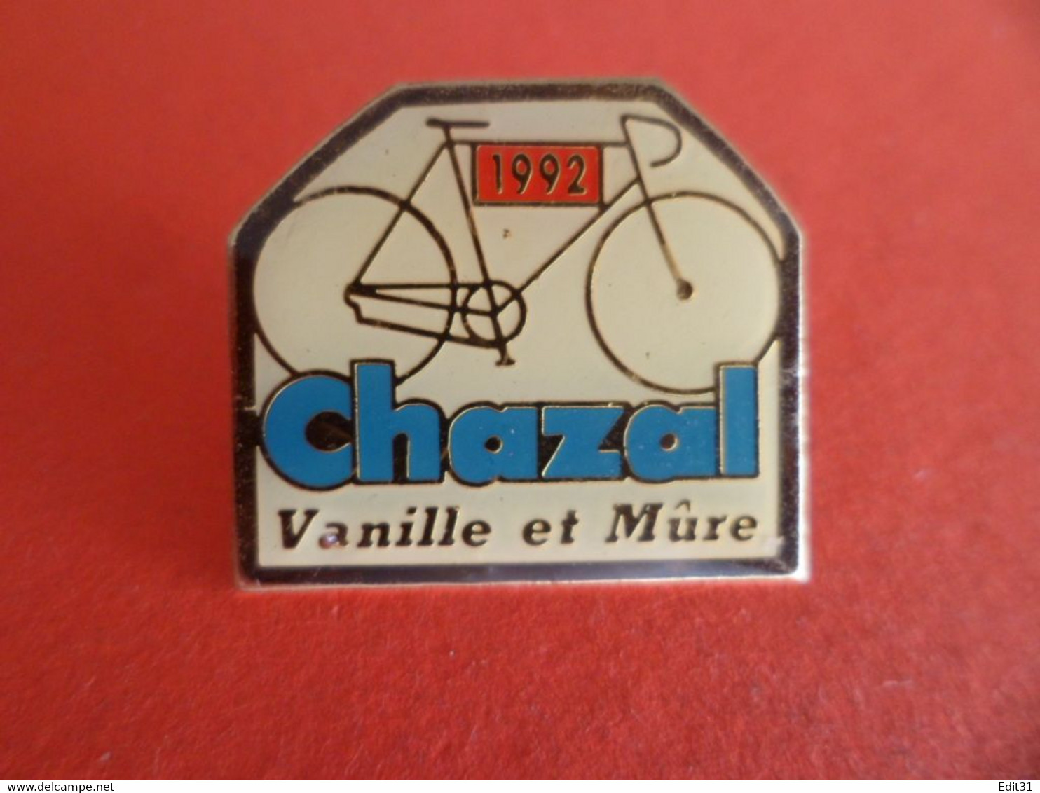 Pins Sport Cyclisme Velo 1992 - équipe CHAZAL - Vanille Et Mure - Tour De France - - Cyclisme