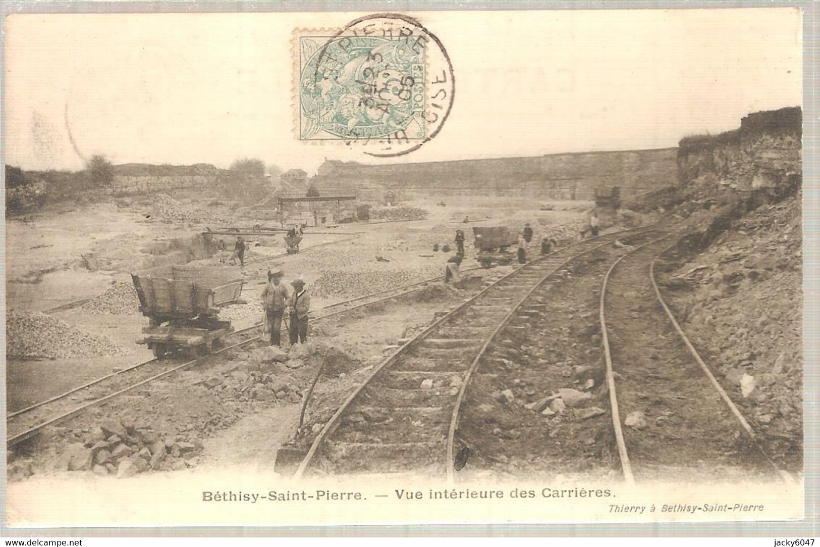 60 - Béthisy-Saint-Pierre (oise)  -  Vue Intérieure Des Carrières - Andere & Zonder Classificatie