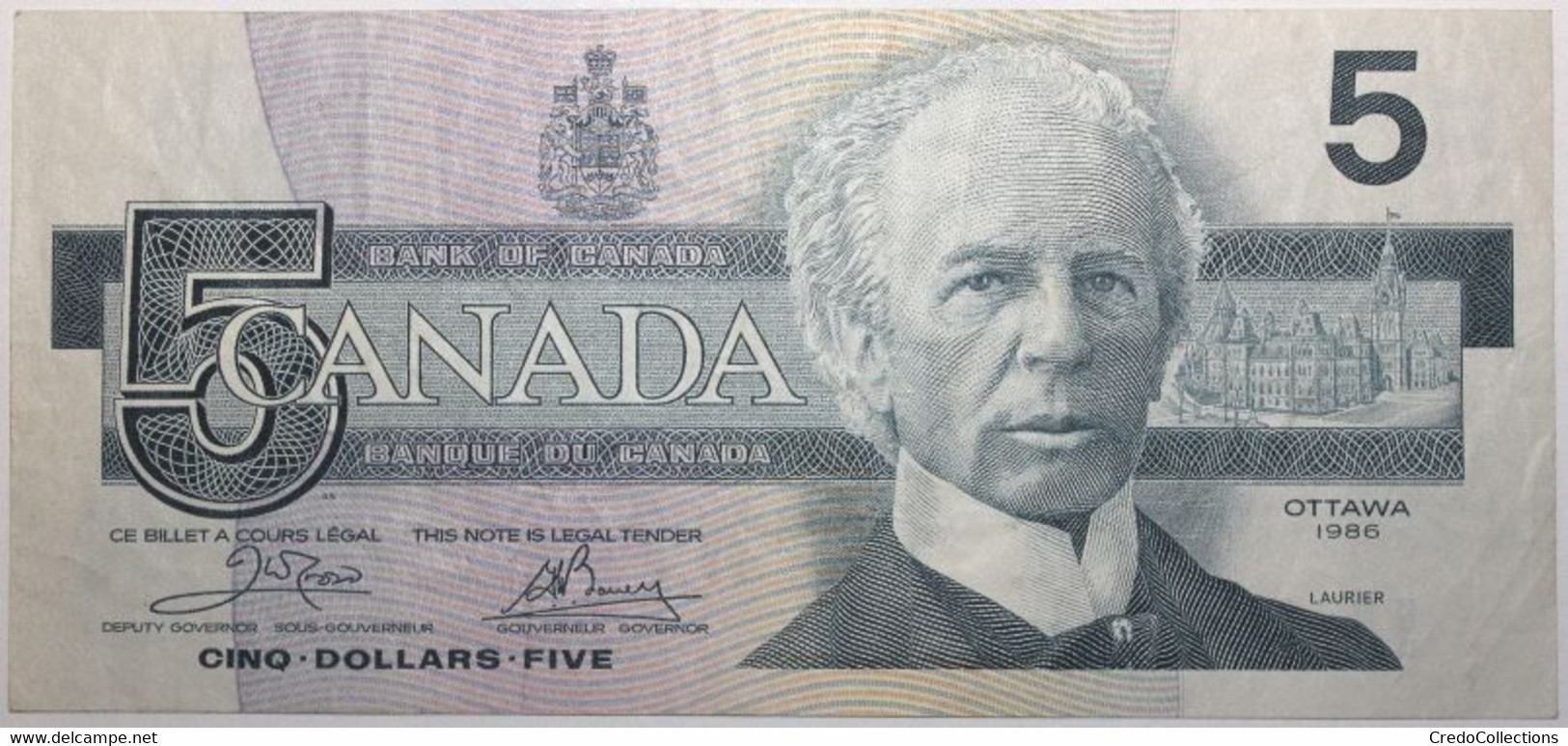 Canada - 5 Dollars - 1986 - PICK 95a.1 - TTB - Kanada