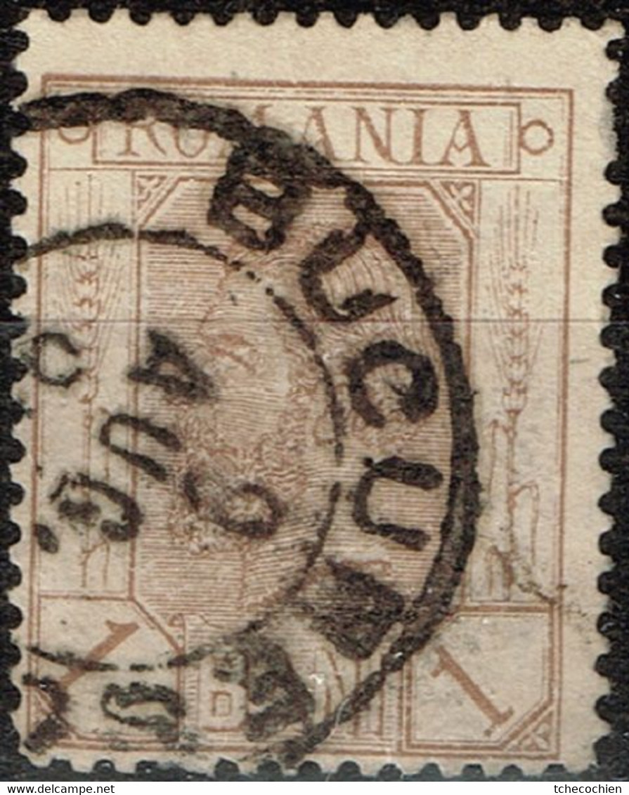 Roumanie - 1893 - Y&T N° 99, Oblitéré Bucuresti - Poststempel (Marcophilie)