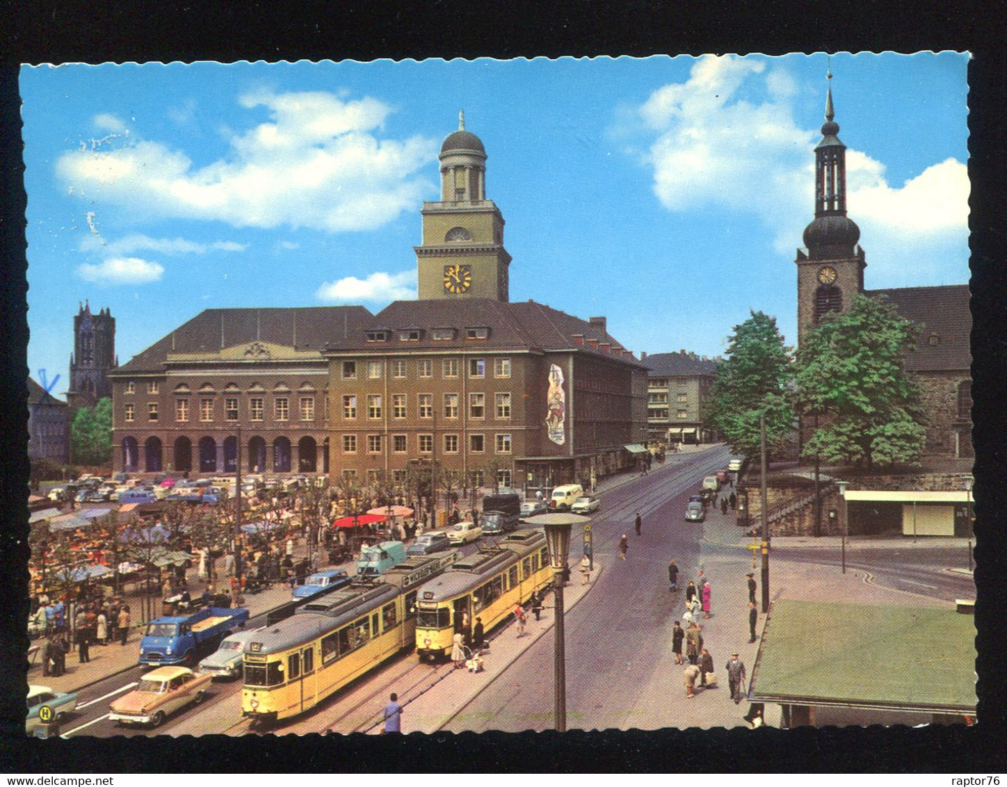 CPM Allemagne WITTEN A. D. Ruhr Rathaus Und Marktplatz - Witten