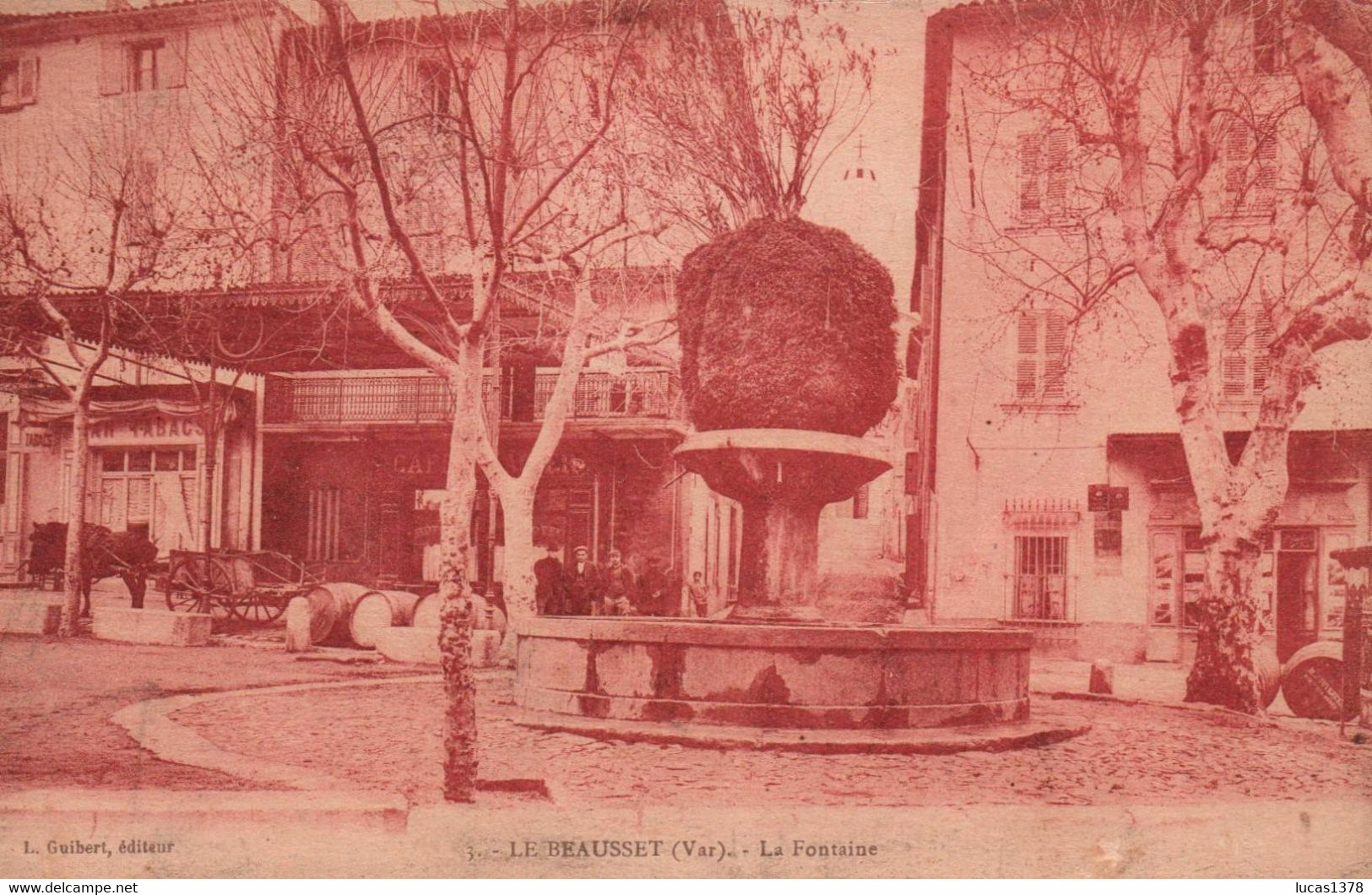 83 LE BEAUSSET LA FONTAINE ATTELAGE TABAC - Le Beausset