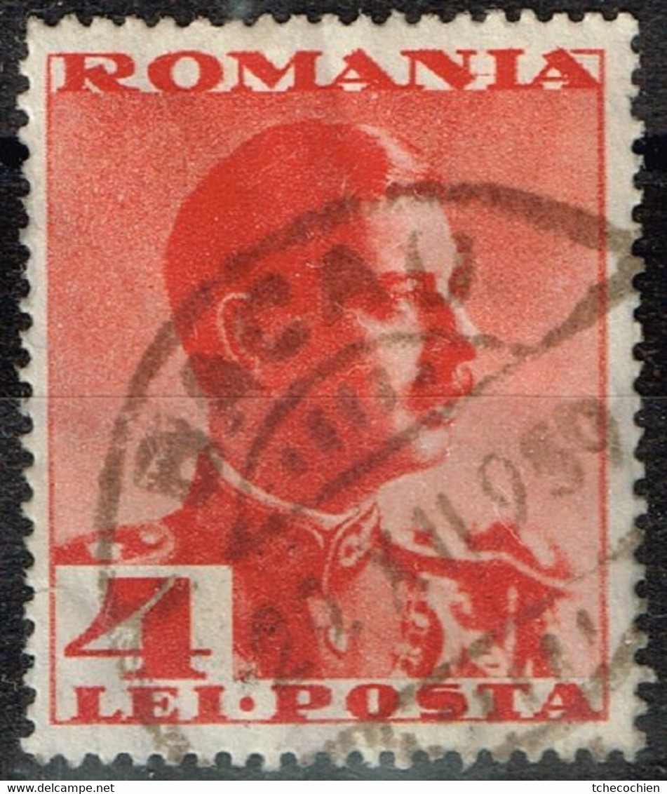 Roumanie - 1935 - Y&T N° 491, Oblitéré Bacau - Poststempel (Marcophilie)