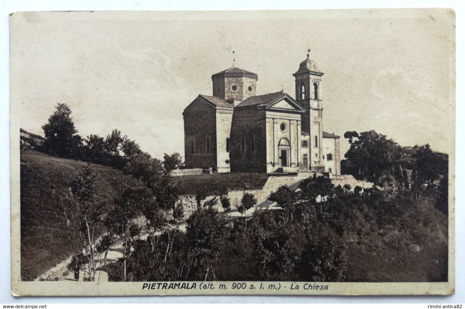 PIETRAMALA (FIRENZE) - La Chiesa (Formato Piccolo, Viaggiata 1923) - Firenze (Florence)
