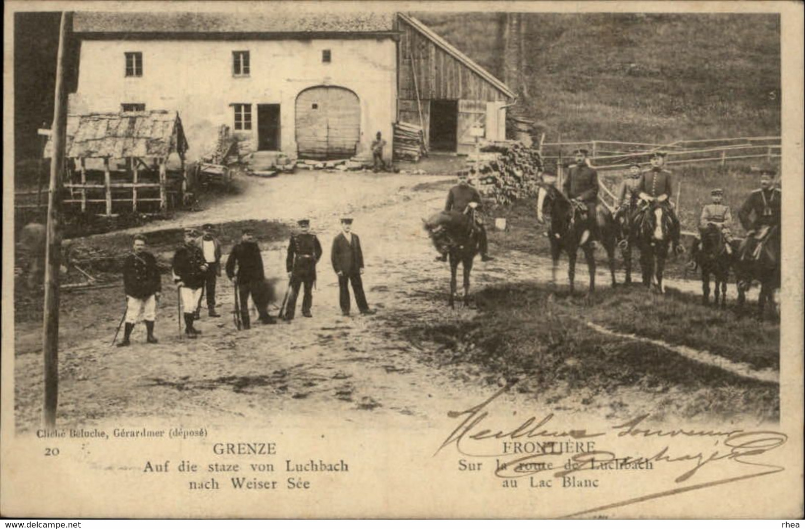 DOUANE - Route De Luchbach Au Lac Blanc - Frontière - Douane