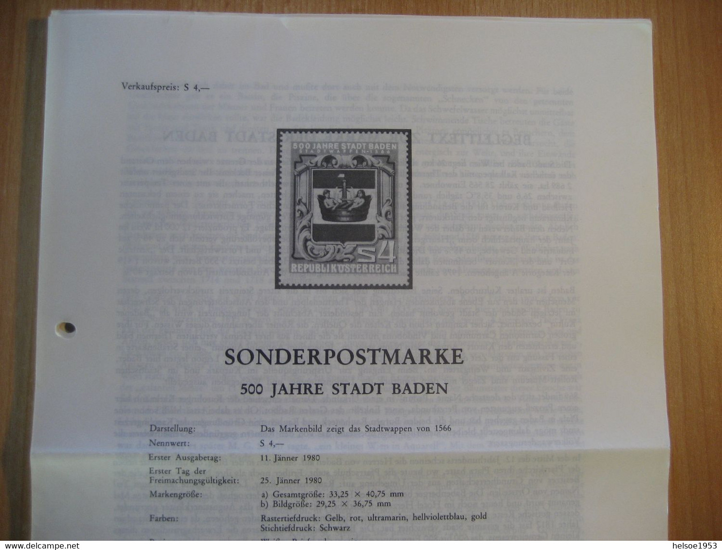 Österreich Sammlungen- Abhandlungen oder Erläuterungsblätter der Jahre 1971-1984 und 1986-1991