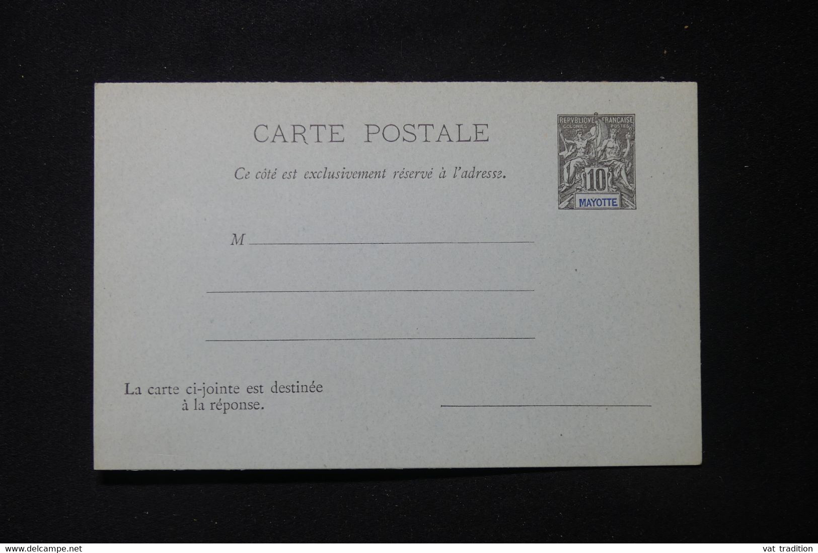 MAYOTTE - Entier Postal Type Groupe ( Carte Avec Réponse ), Non Circulé - L 86768 - Interi Postali & PAP