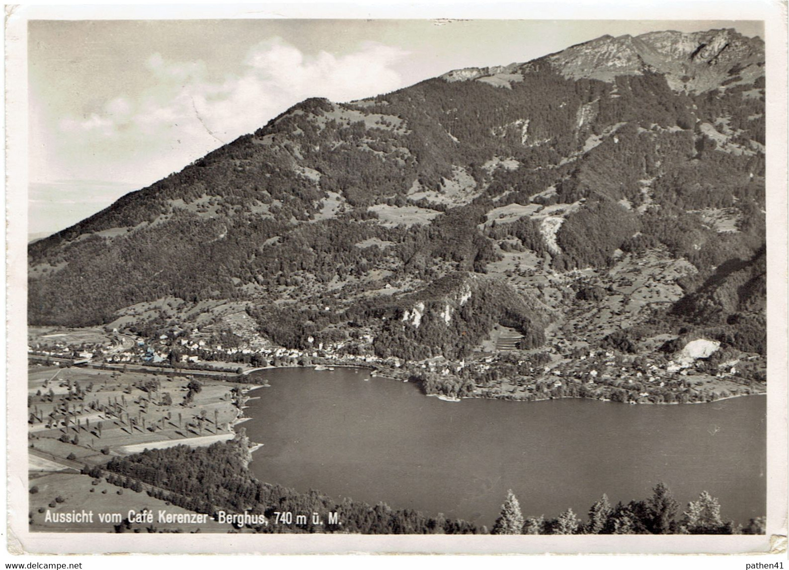 CPSM SUISSE GLARIS FILZBACH -  Vue Du Café Kerenzer-Berghus - 1953 - Filzbach