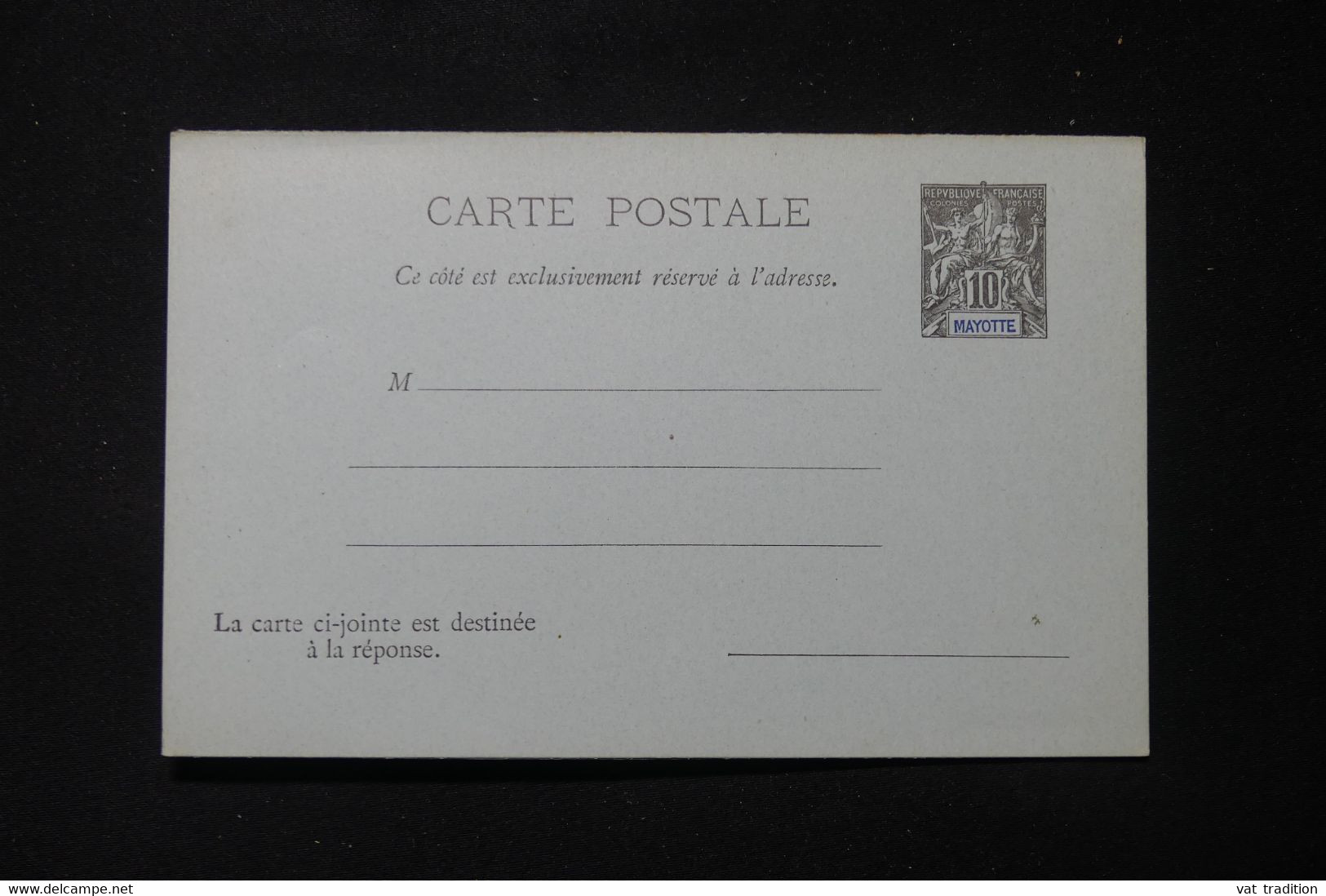 MAYOTTE - Entier Postal Type Groupe , Non Circulé - L 86769 - Postal Stationeries & PAP