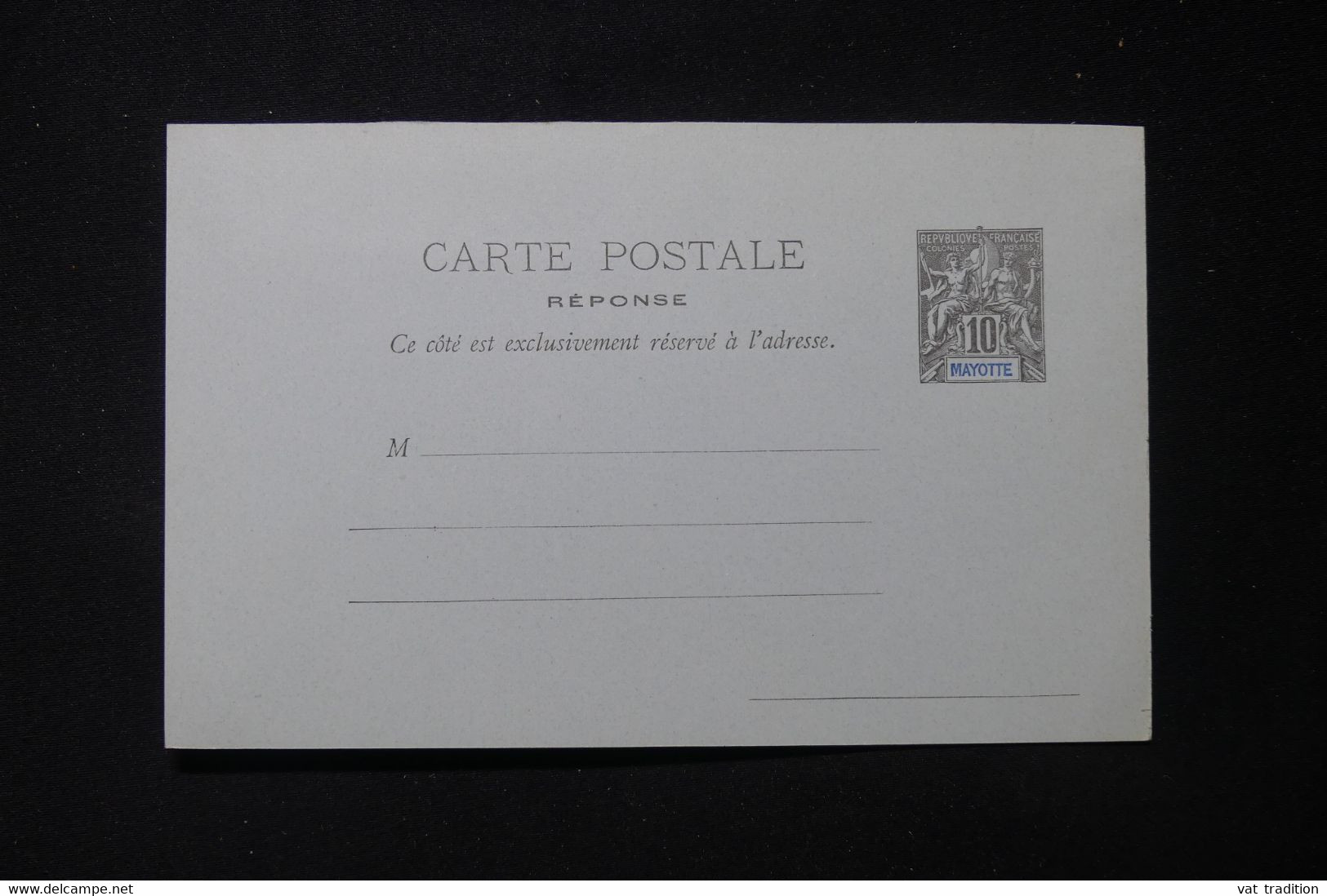 MAYOTTE - Entier Postal Type Groupe ( Carte Réponse) , Non Circulé - L 86770 - Entiers Postaux & Prêts-à-Poster