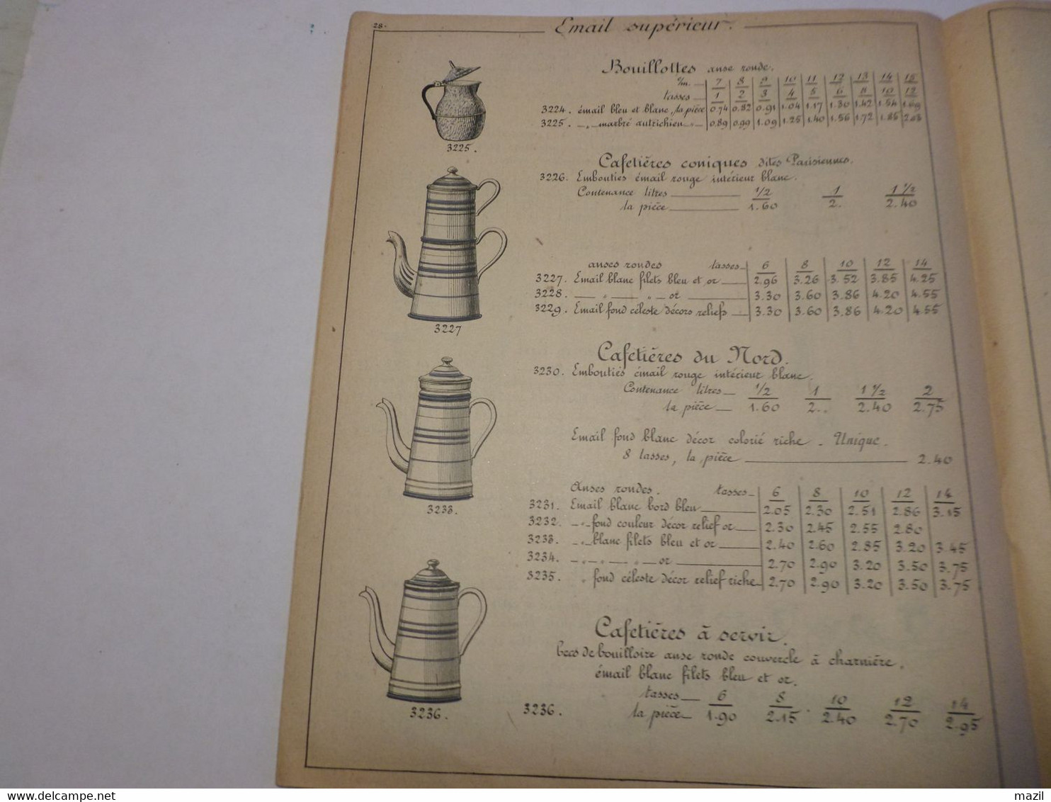 F. GODART   PARIS  :  CATALOGUE ARTICLES DE MENAGE   1907