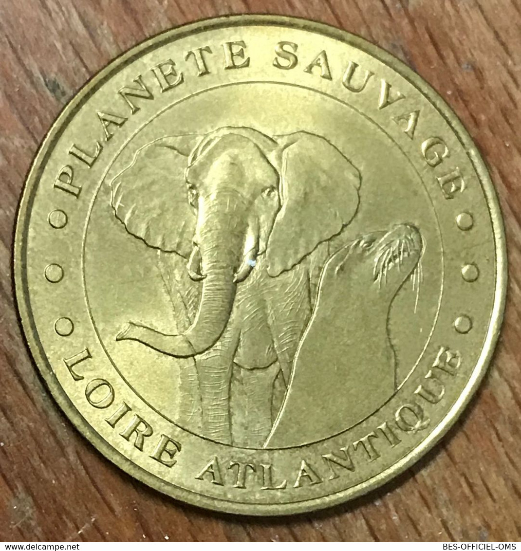 44 PORT SAINT PÈRE PLANÈTE SAUVAGE ÉLÉPHANT OTARIE 2002 MÉDAILLE MONNAIE DE PARIS JETON TOURISTIQUE MEDALS COINS TOKENS - 2002