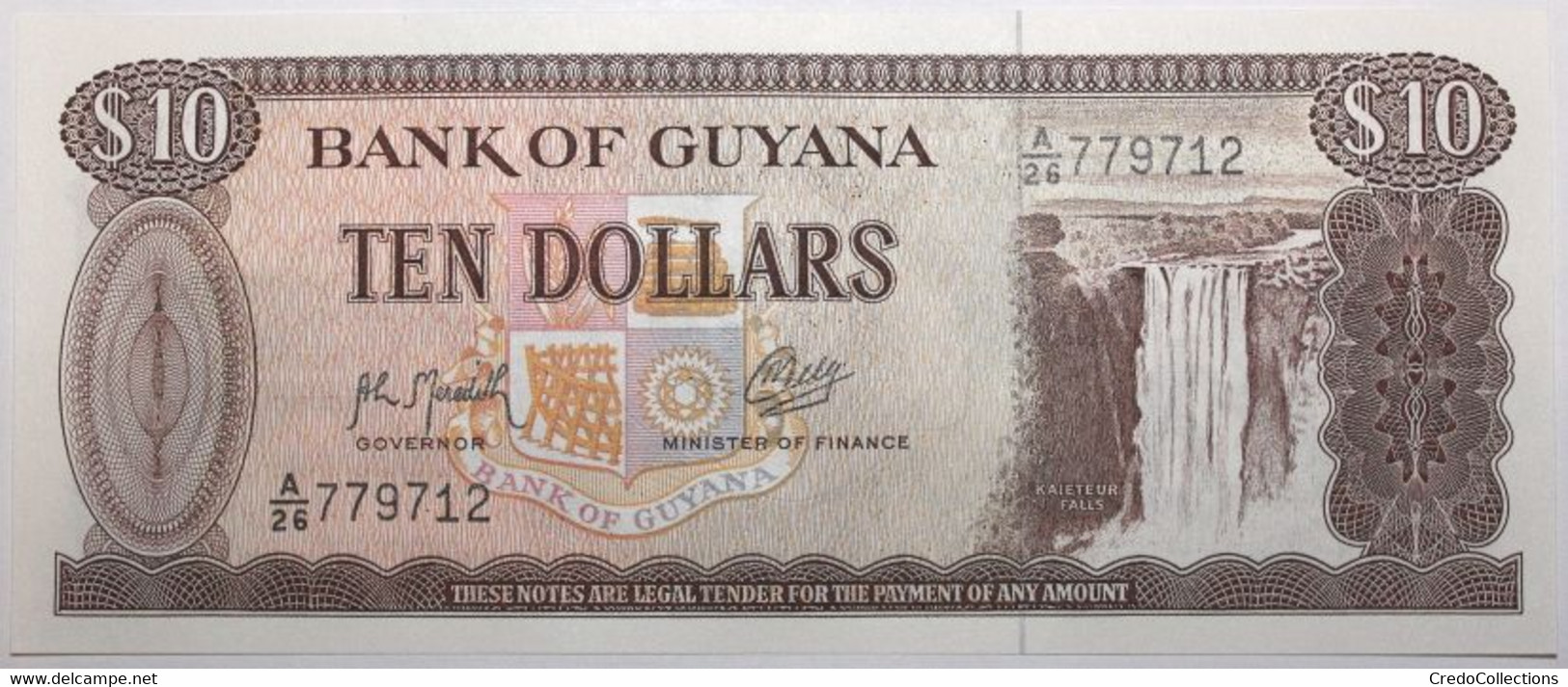 Guyana - 10 Dollars - 1992 - PICK 23f - NEUF - Guyana