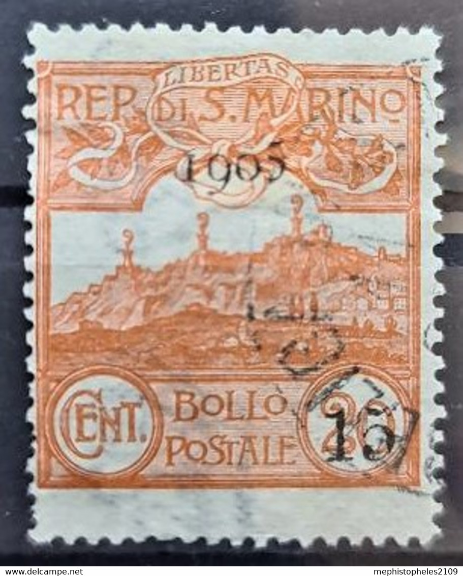 SAN MARINO 1905 - Canceled - Sc# 77 - Used Stamps