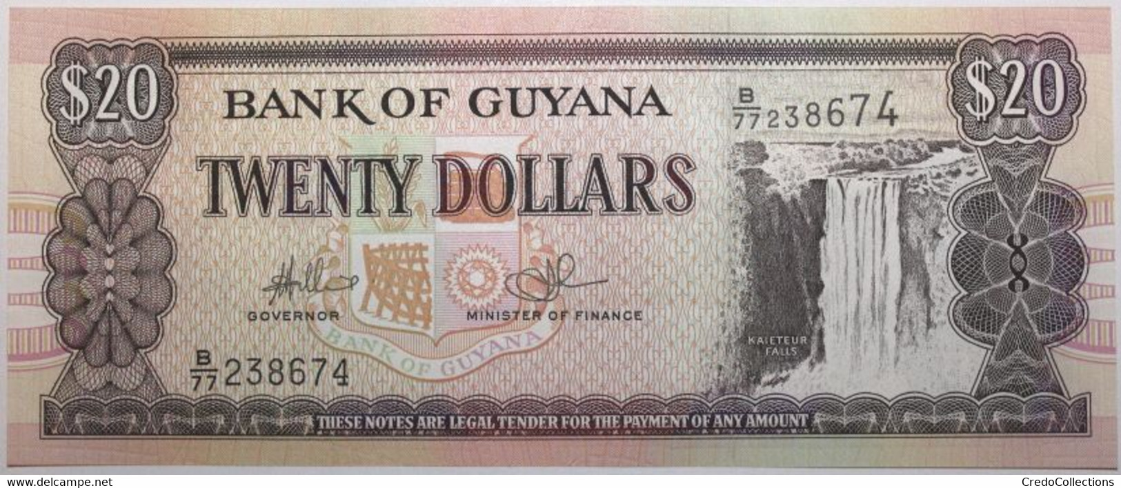 Guyana - 20 Dollars - 2009 - PICK 30e.1 - NEUF - Guyana