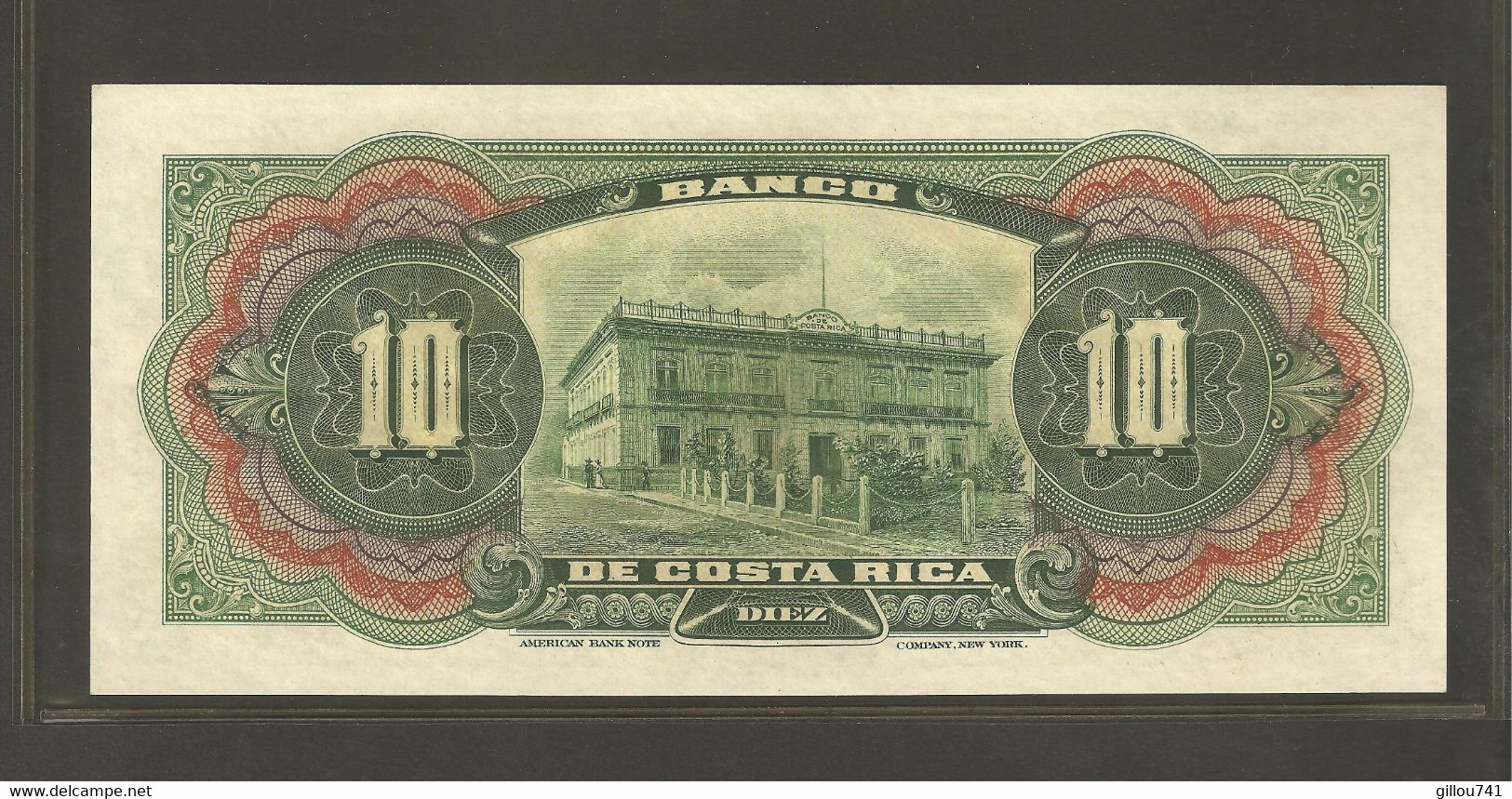 Costa Rica, 10 Costa Rican Colón, 1905 - Costa Rica