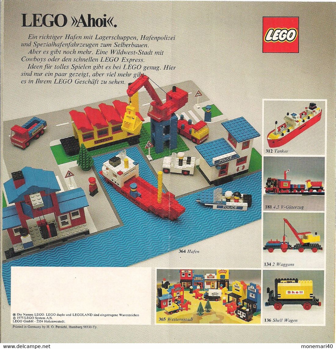 LEGO SYSTEM - CATALOGUE - NEUE SPIELIDEEN VON  LEGO - 1975. - Catalogs