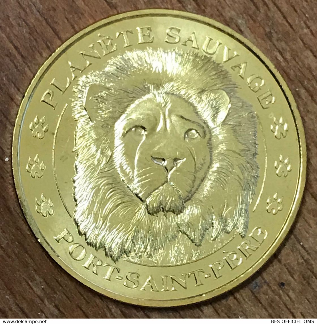 44 PORT SAINT PÈRE PLANÈTE SAUVAGE LE LION MDP 2015 MÉDAILLE MONNAIE DE PARIS JETON TOURISTIQUE MEDALS COINS TOKENS - 2015