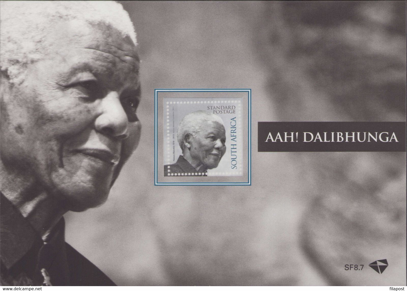 South Africa SA 2014 Nelson Mandela Nobel Peace Prize Laureate, Commemoration Folder With Stamp / Mini Sheet MNH** P59 - Libretti