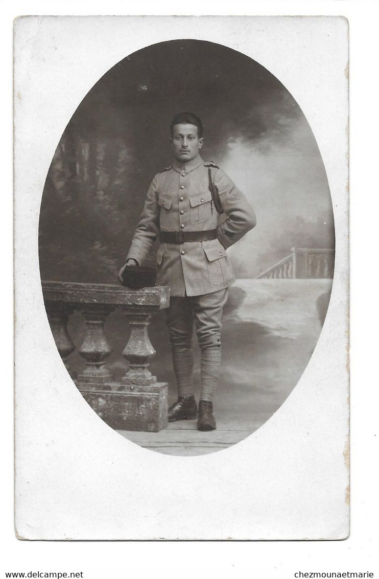 VOIRON - 99E REGIMENT - CARTE PHOTO MILITAIRE - Personaggi