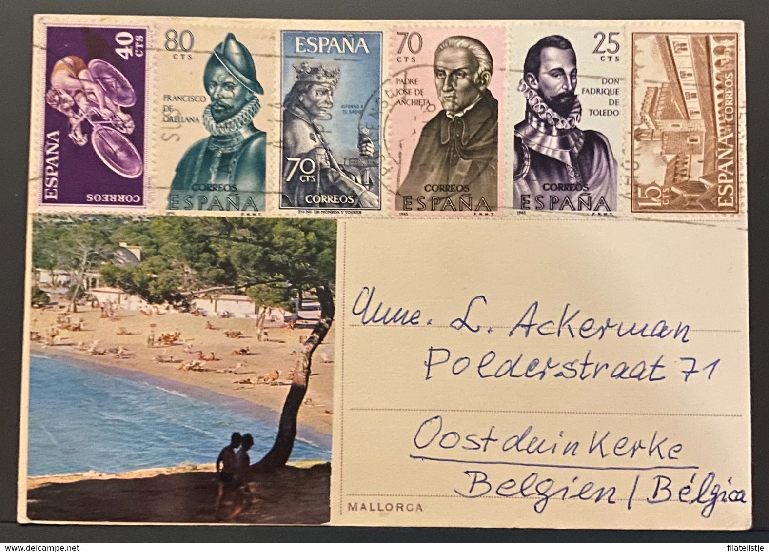 Postkaart Uit Spanje - 1931-....