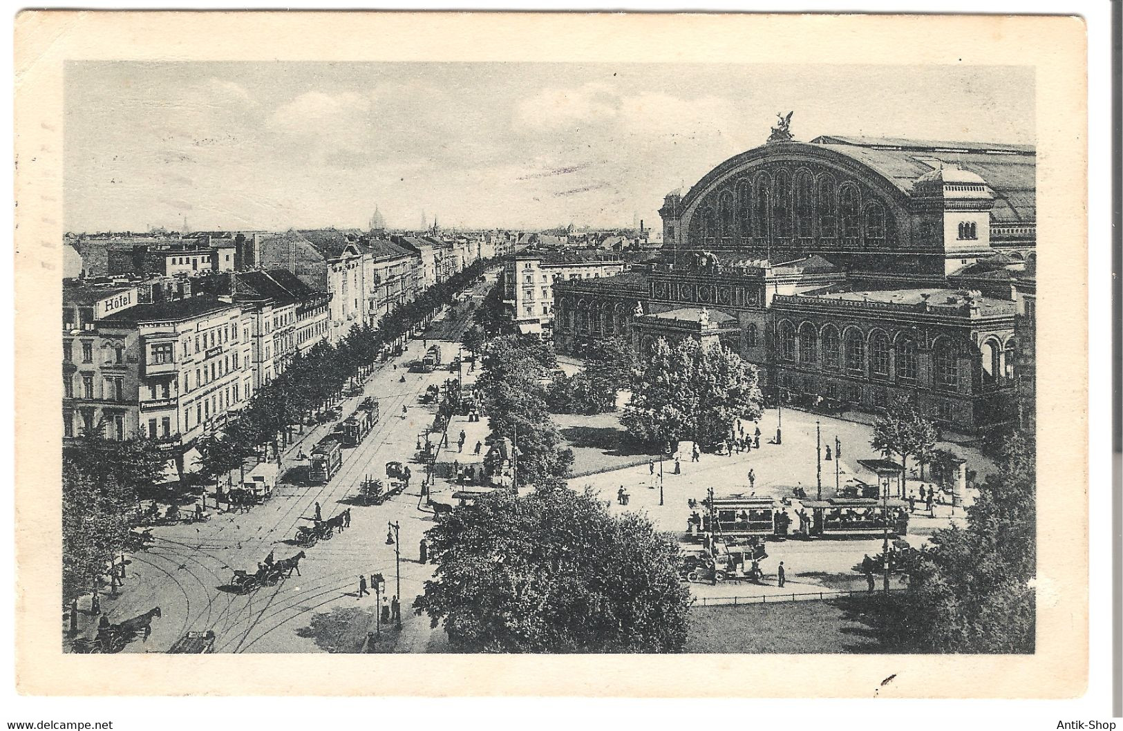 Berlin - Königgrätzer Strasse Und Anhalter Bahnhof V. 1912 (4583) - Kreuzberg