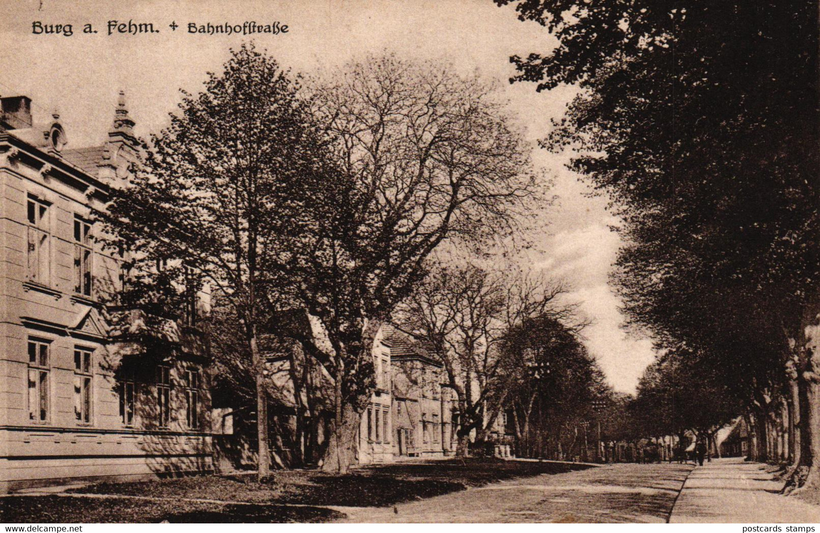 Burg / Fehmarn, Bahnhofstrasse, Um 1910/20 - Fehmarn