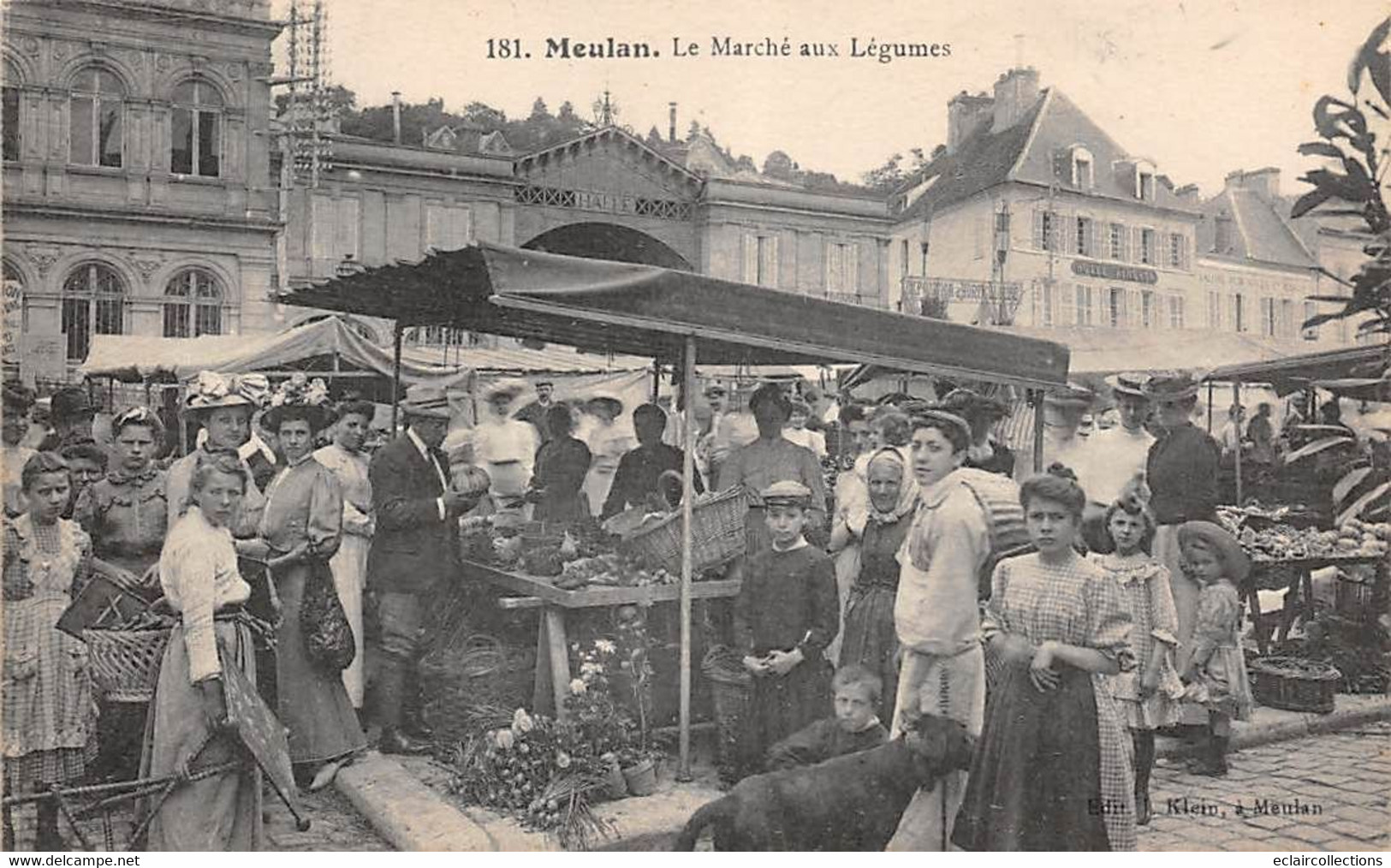Meulan            78         Le Marché Aux Légumes     (voir Scan) - Meulan