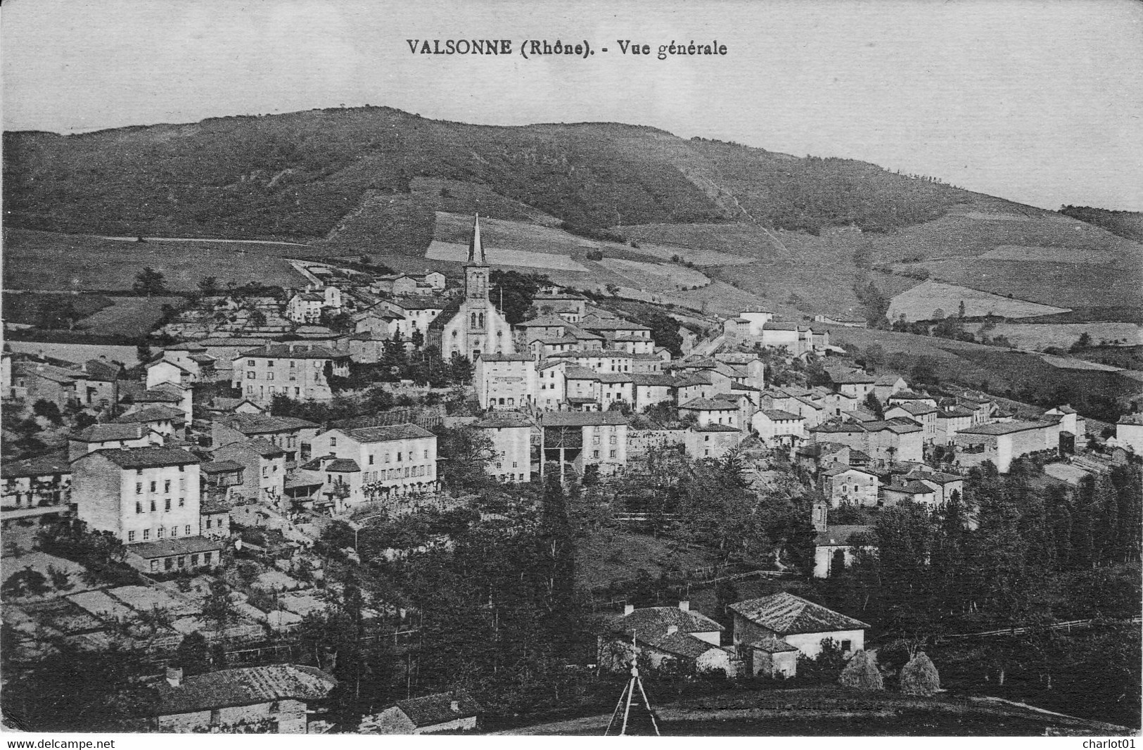 Valsonne Vue Générale  Correspondance Villeurbanne - Vaux-en-Velin