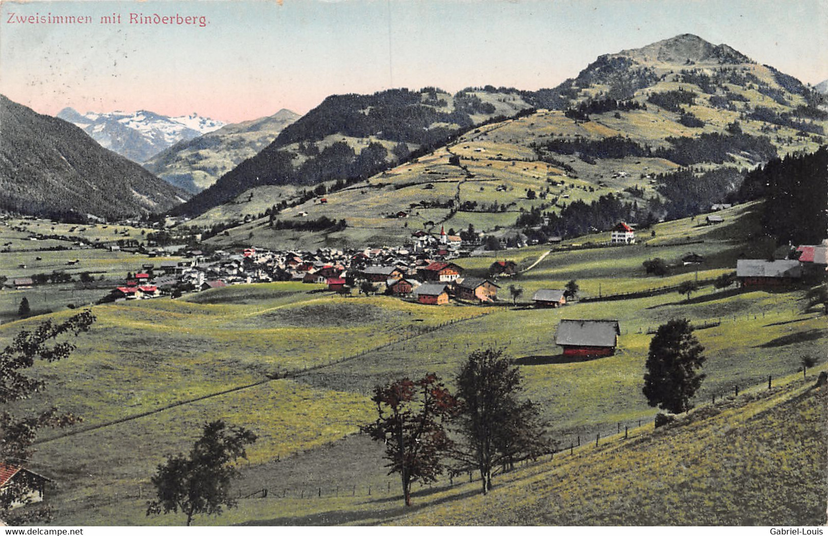 Zweisimmen Mit Rinderberg - Zweisimmen