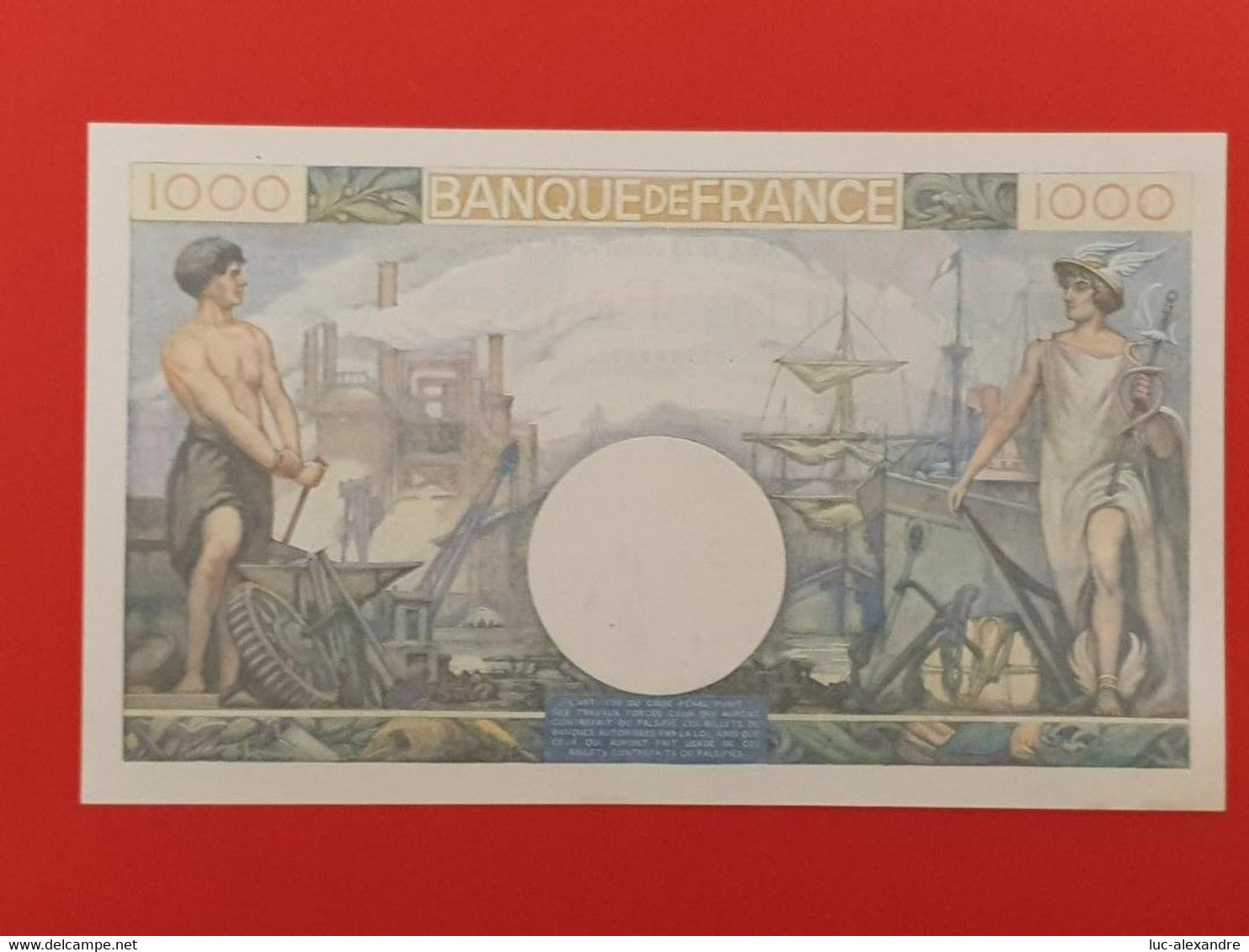 1000 Francs Commerce Et Industrie 1944 Neuf - 1 000 F 1940-1944 ''Commerce Et Industrie''