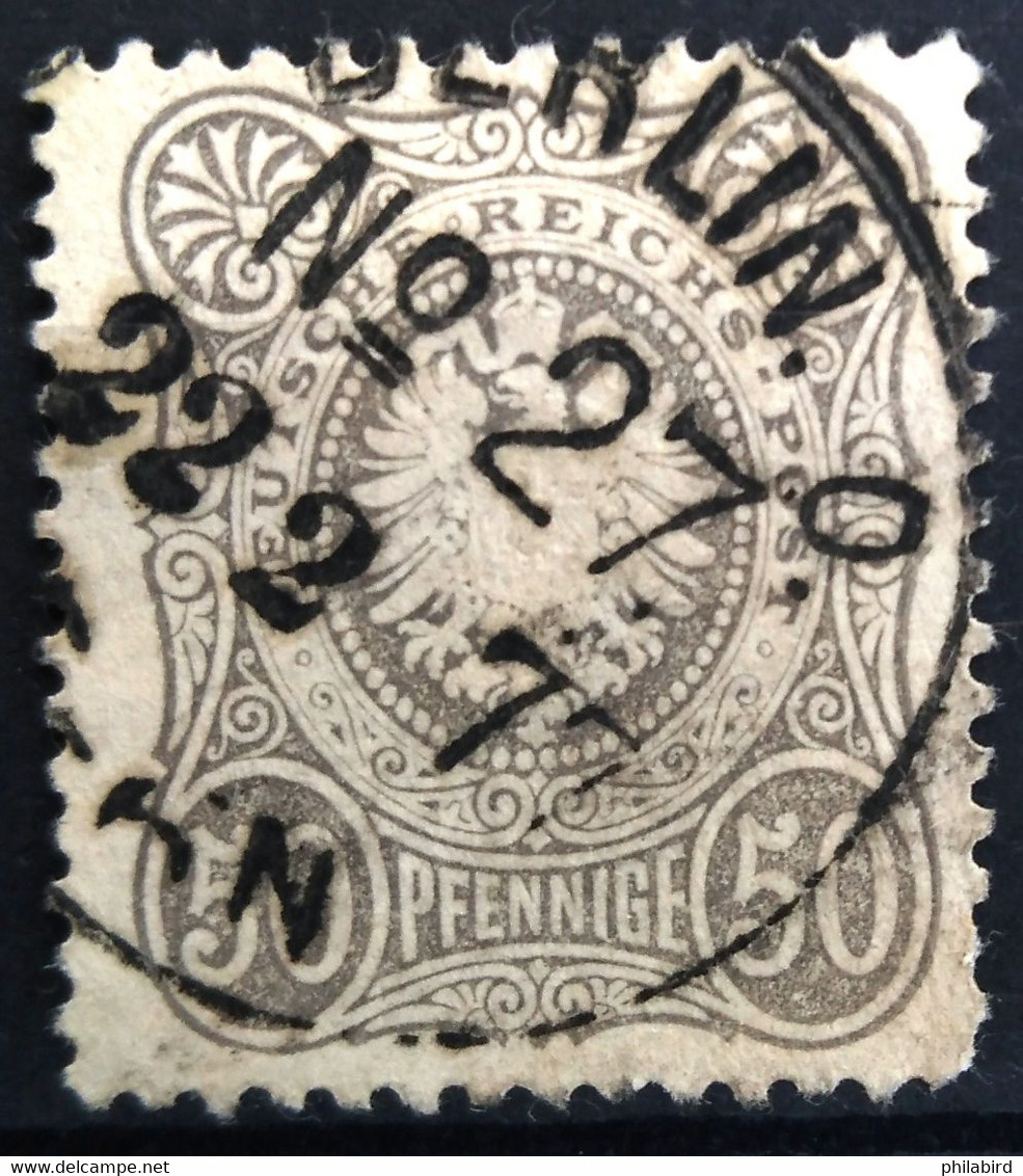 ALLEMAGNE Empire                     N° 35                       OBLITERE - Used Stamps